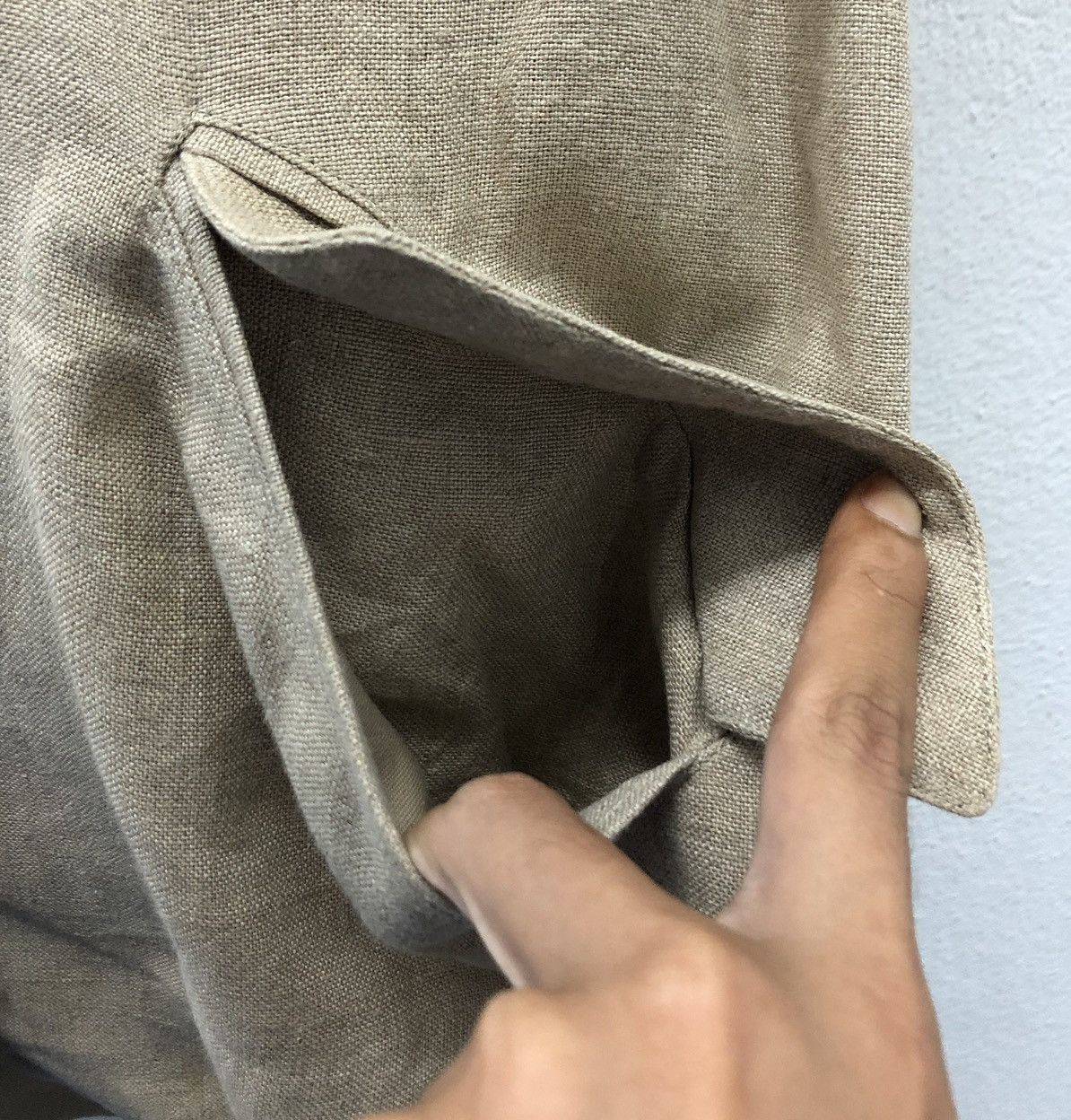 Issey Miyake × Japanese Brand × Vintage Vintage Issey Miyake Linen Blazer Size M / US 6-8 / IT 42-44 - 5 Thumbnail