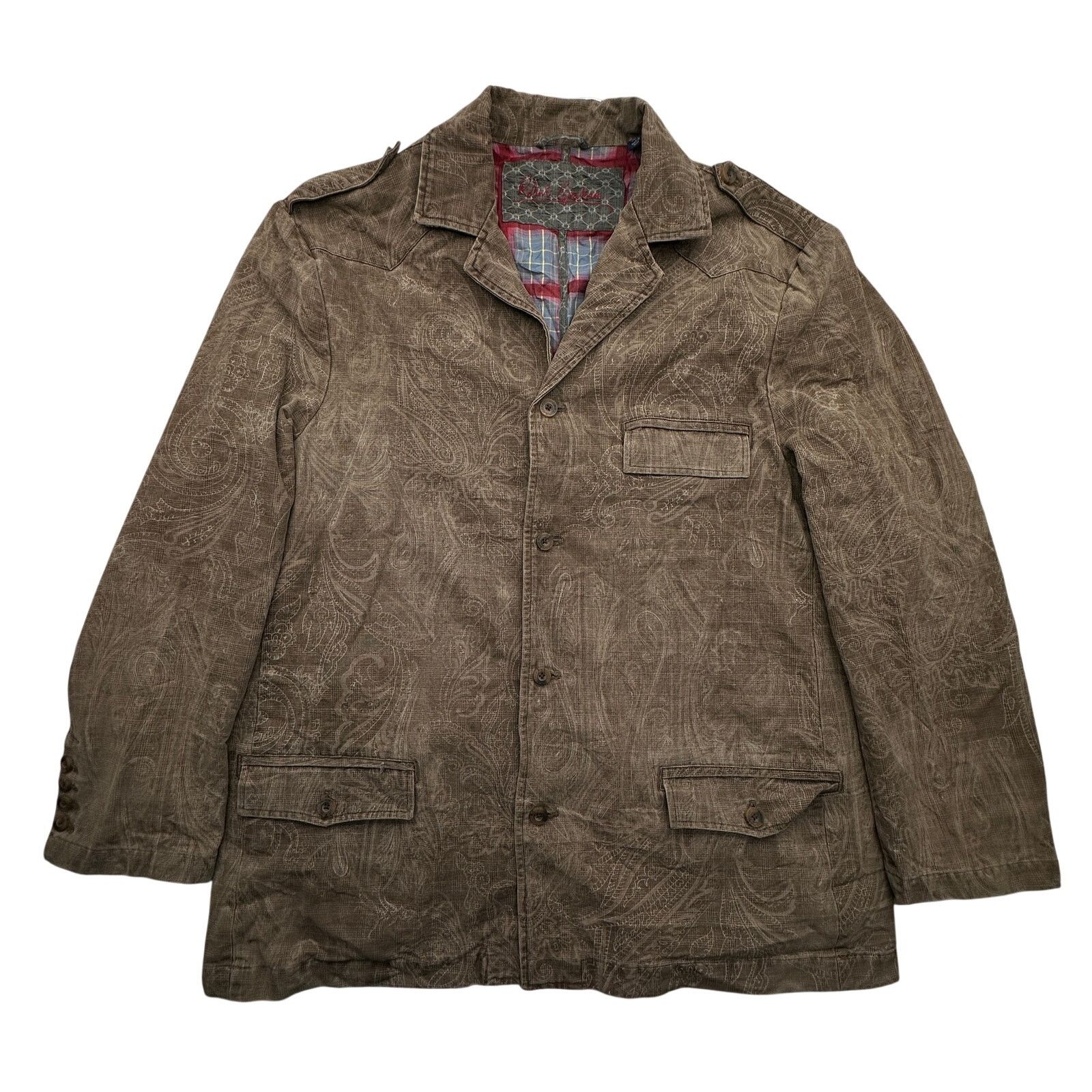 Robert Graham Robert Graham Sport Coat Blazer Mens 3XL Brown Plaid Lined Size US XXL / EU 58 / 5 - 1 Thumbnail