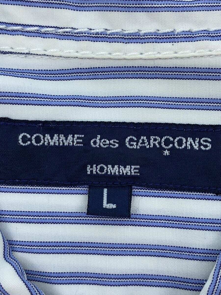 Comme des Garcons × Comme des Garcons Homme Reconstructed Patchwork Striped Button Shirt Size US L / EU 52-54 / 3 - 7 Thumbnail