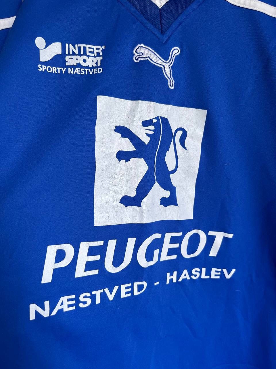 Puma × Vintage Vintage Puma Peugeot Big Logo Soccer Jersey Tee T Shirt Size US XL / EU 56 / 4 - 2 Thumbnail
