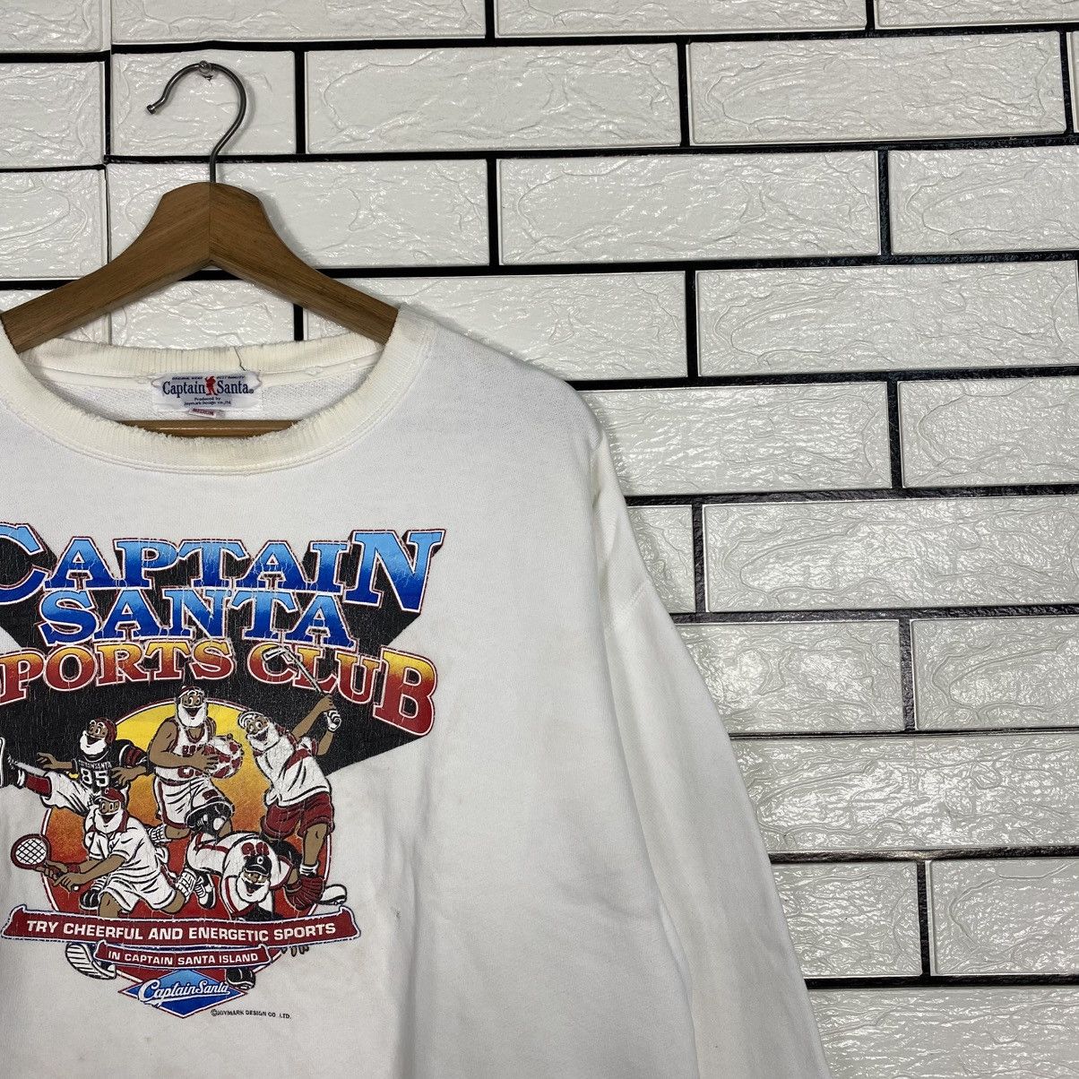 Japanese Brand 📌Vintage Sweatshirt Crewneck Captain Santa Full Print Size US M / EU 48-50 / 2 - 7 Thumbnail