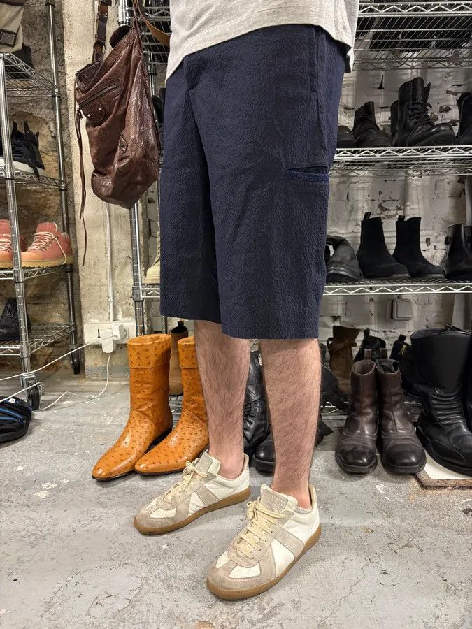 Givenchy × Vintage SS2016 Givenchy Navy Blue Cozy Shorts Size US 31 - 3 Thumbnail