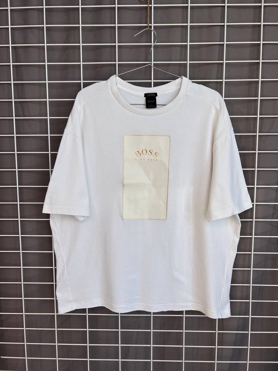 Hugo Boss Boss X Ajbxng Woven Cotton T-Shirt Mens Size S/M Relaxed Fit Size US S / EU 44-46 / 1 - 1 Thumbnail