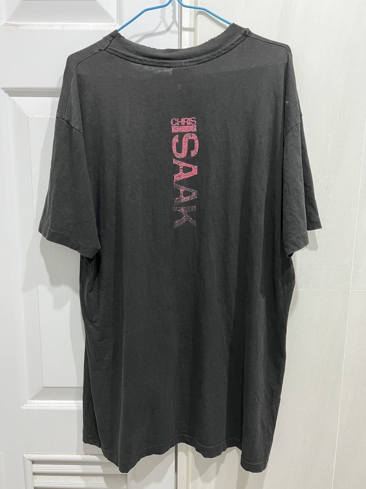 Vintage Vintage 90s Chris Isaak Rockabilly Promo Tee Thrashed Faded Size US XL / EU 56 / 4 - 6 Thumbnail
