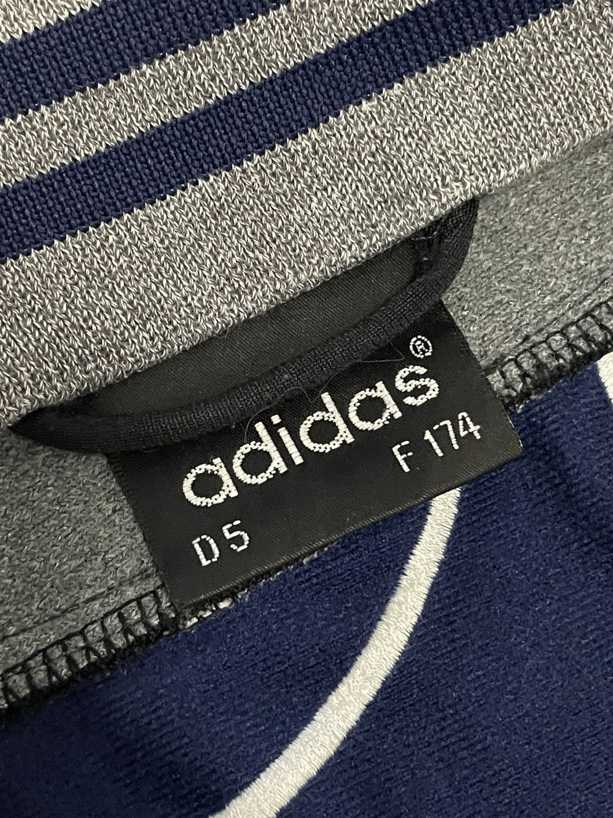 Adidas Vintage Adidas Big Logo Cotton Track Jacket Size US M / EU 48-50 / 2 - 8 Thumbnail