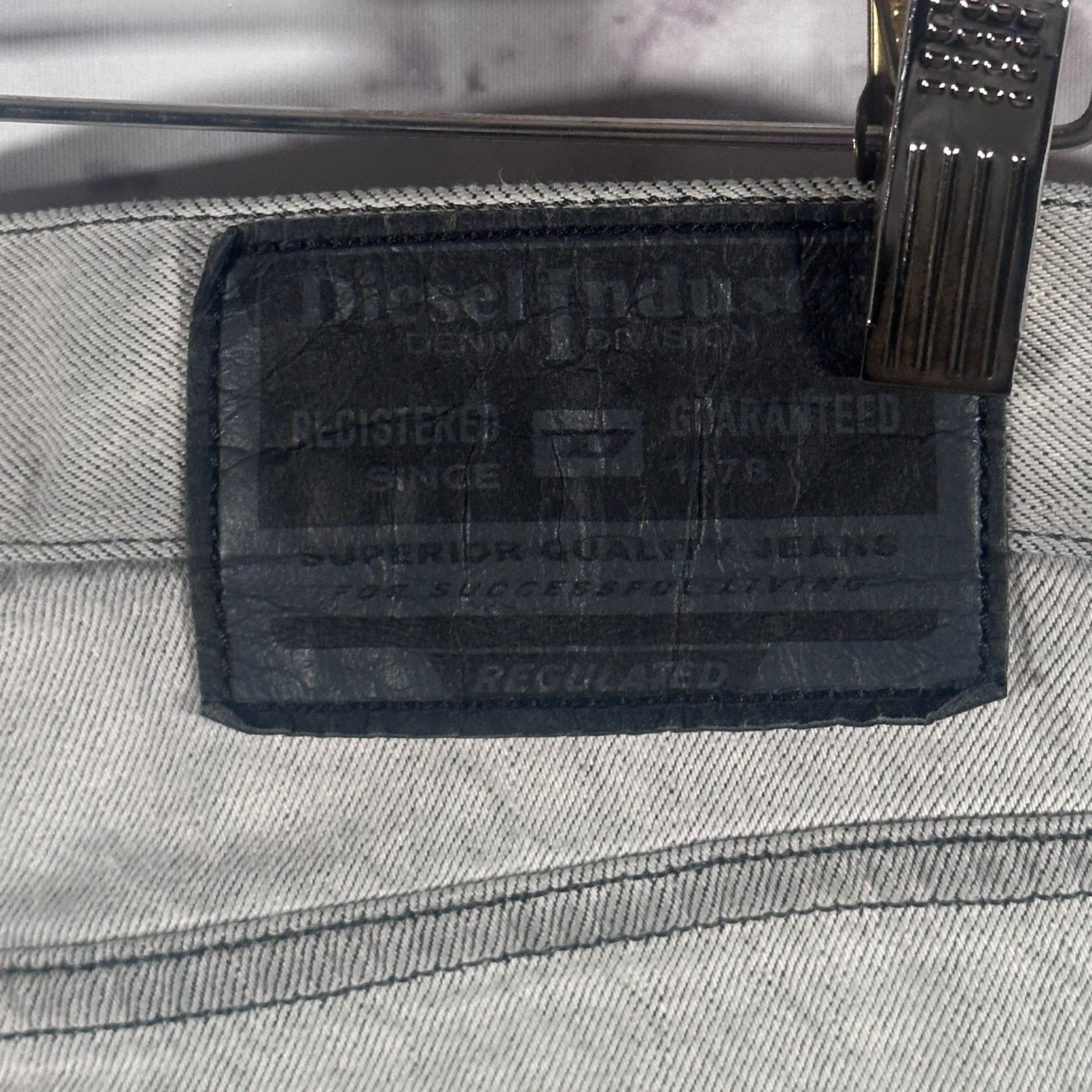 Diesel D-Sark 1995 Light Wash Denim Size US 32 / EU 48 - 8 Thumbnail