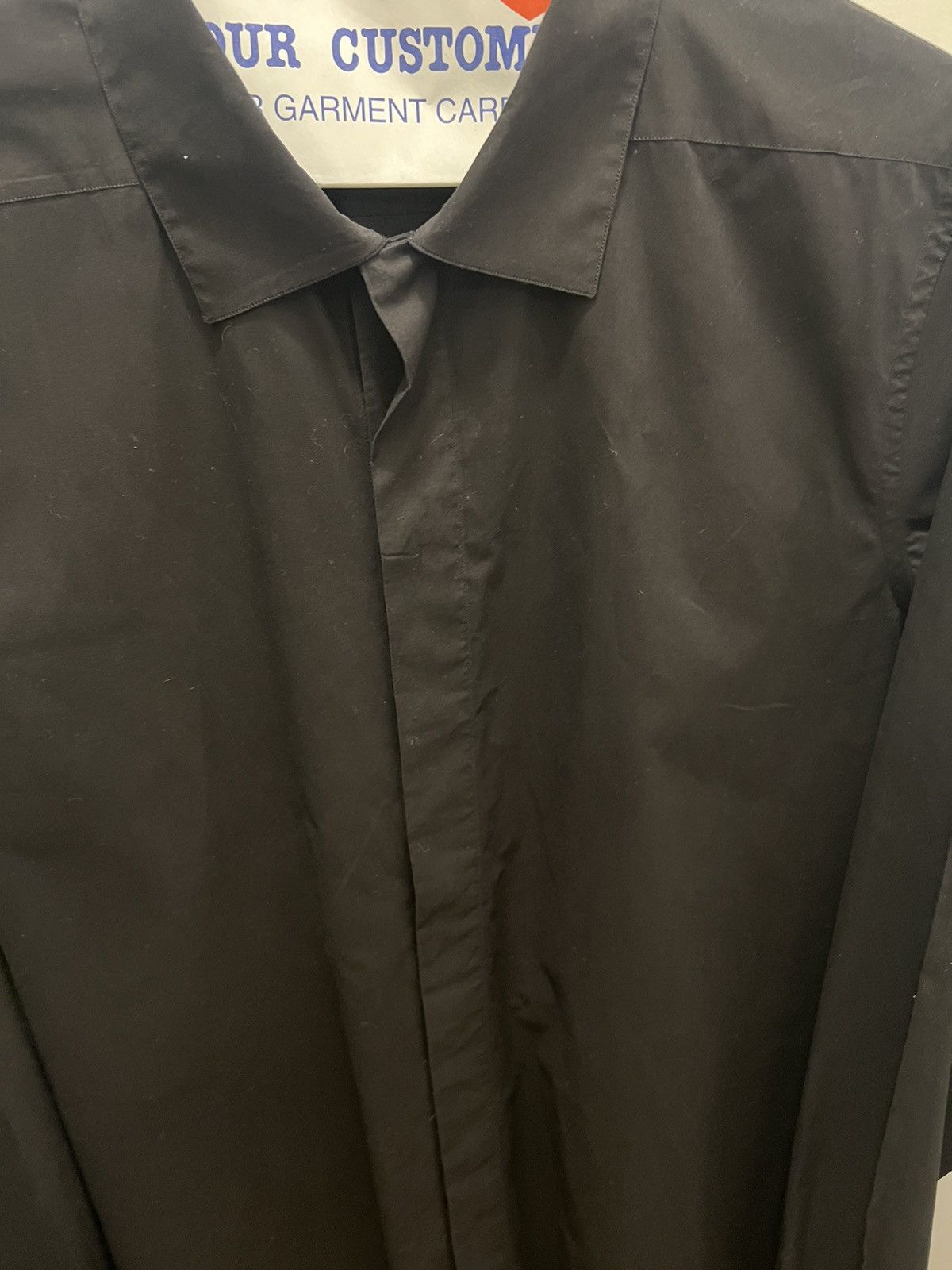 Rick Owens S/S18 $870 “Dirt” Minimal Button Up Size US XL / EU 56 / 4 - 2 Thumbnail