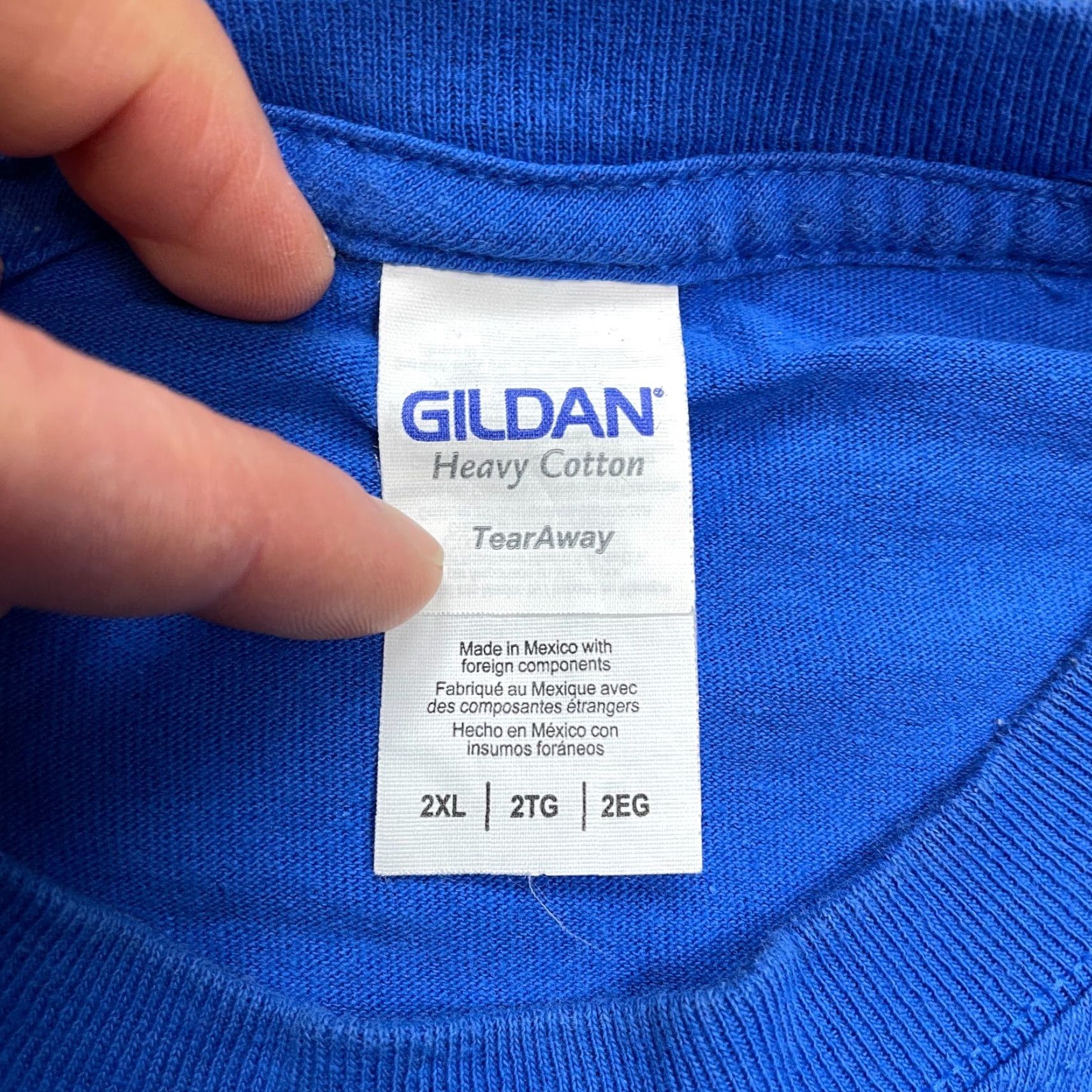 Gildan Gildan Heavy Cotton Shirt Mens 2XL Blue Short Sleeve Nurse Superheroes in Scrubs Shirt, Gildan, 2XL, Blue, Short Sleeve, Crew Neck, Regular, Men Size US XXL / EU 58 / 5 - 7 Thumbnail