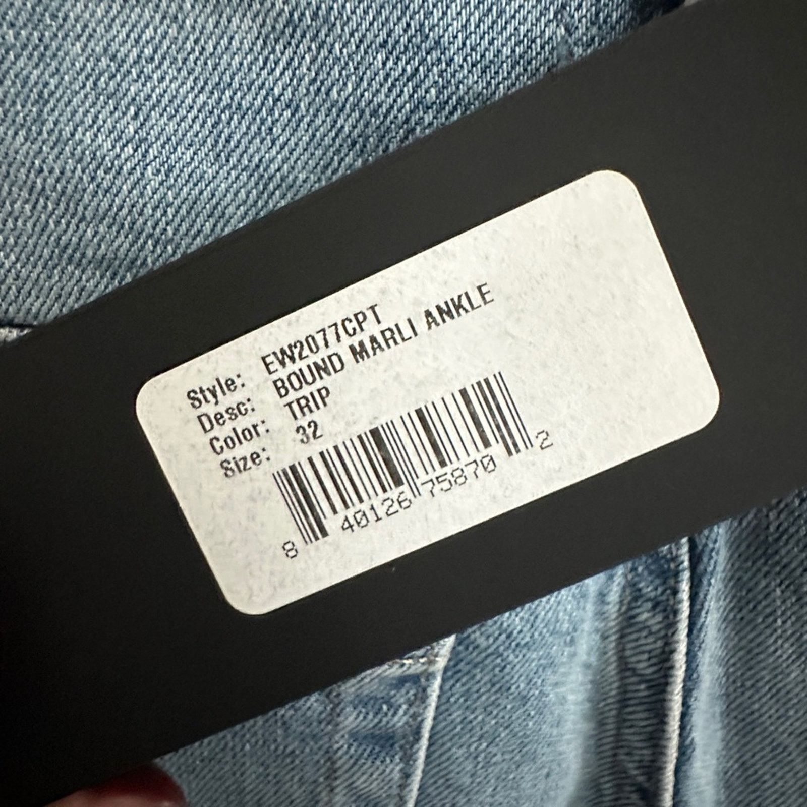 Edwin Edwin | Bound Marli Ankle Jeans Size 32" / US 10 / IT 46 - 7 Thumbnail