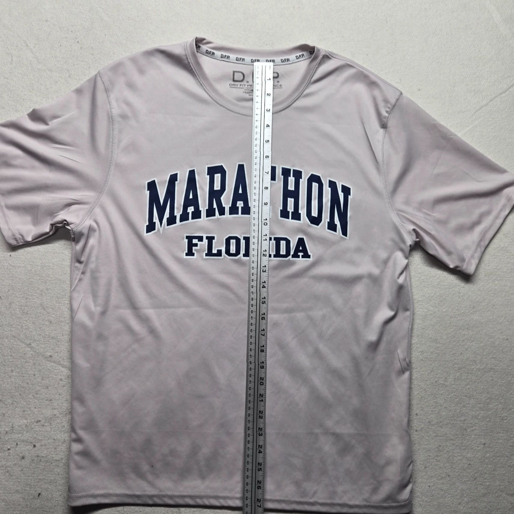 Vintage Marathon Florida FL Shirt Mens XL Gray Cotton Graphic Tee Short Sleeve Adult Size US XL / EU 56 / 4 - 6 Thumbnail