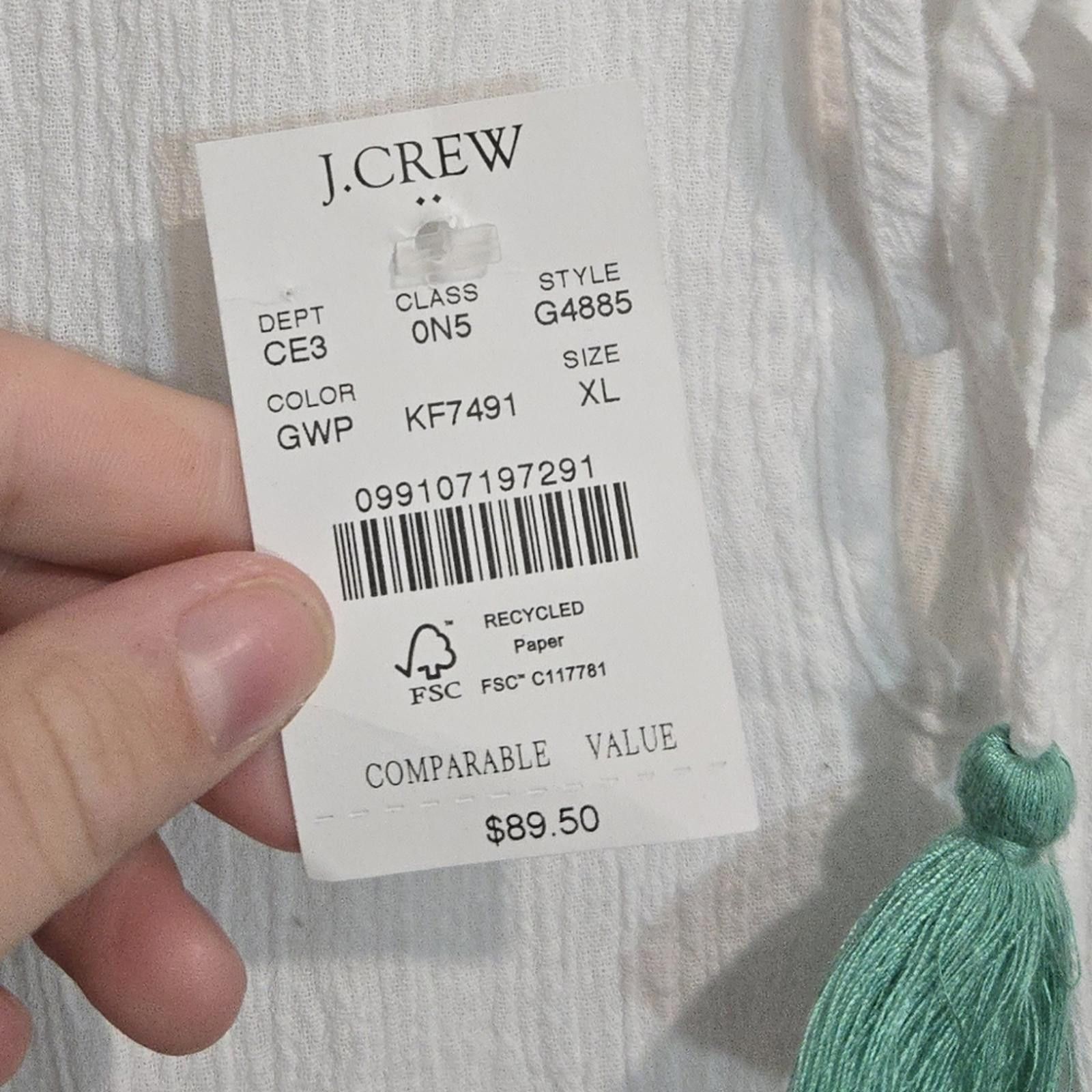 J.Crew J Crew Fringe Beach Tunic Size ONE SIZE - 4 Thumbnail
