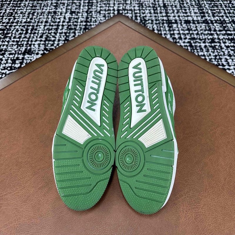 Louis Vuitton Louis Vuitton Trainer Leather Low-Top Sneakers -2505 Size US 8 / IT 38 - 2 Thumbnail