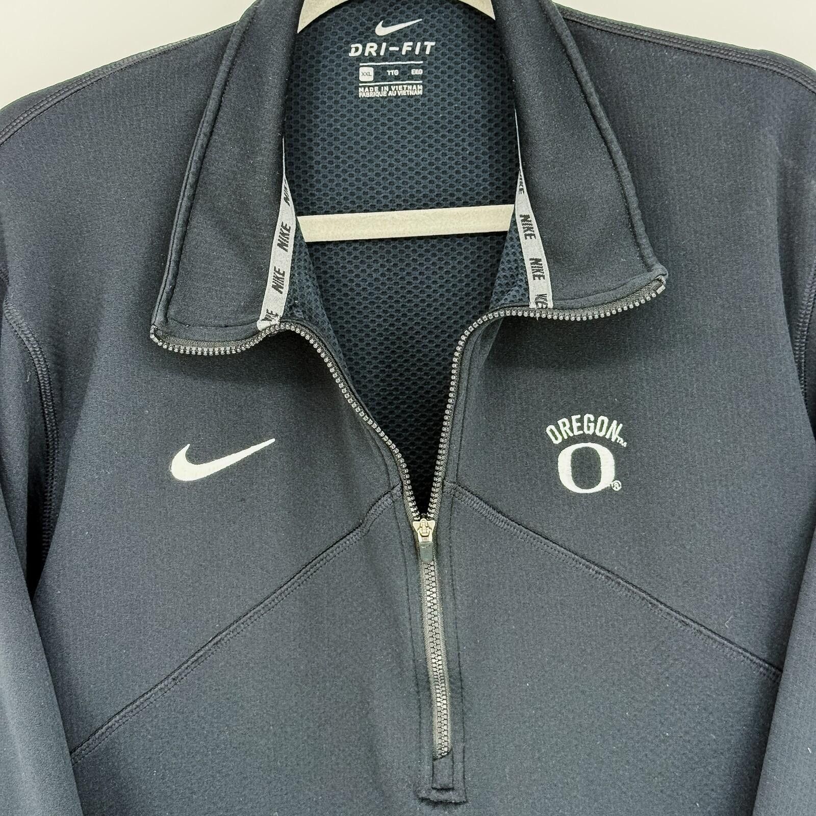 Nike Nike Oregon Ducks Therma-Fit 1/2 Zip College Black Mens XXL Size US XXL / EU 58 / 5 - 4 Thumbnail