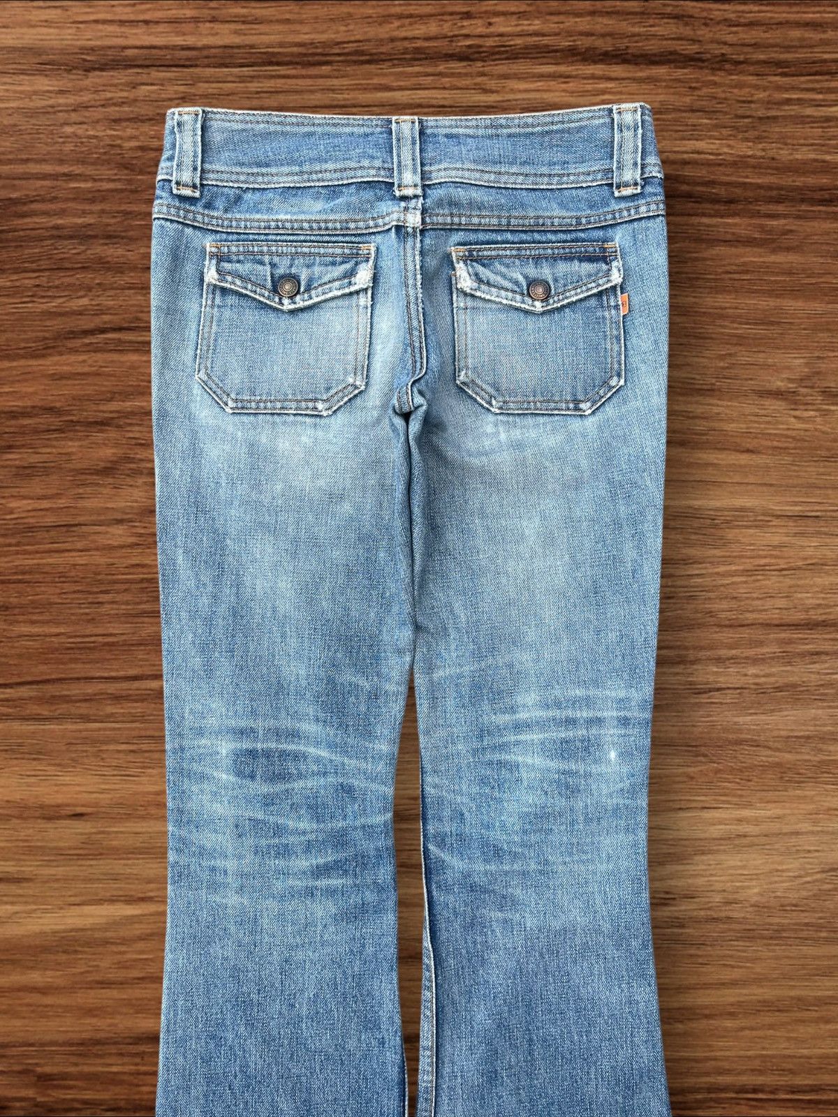 Japanese Brand Vintage Japanese Brand Bell Bottom Distressed Flare Jeans Size 28" / US 6 / IT 42 - 5 Thumbnail