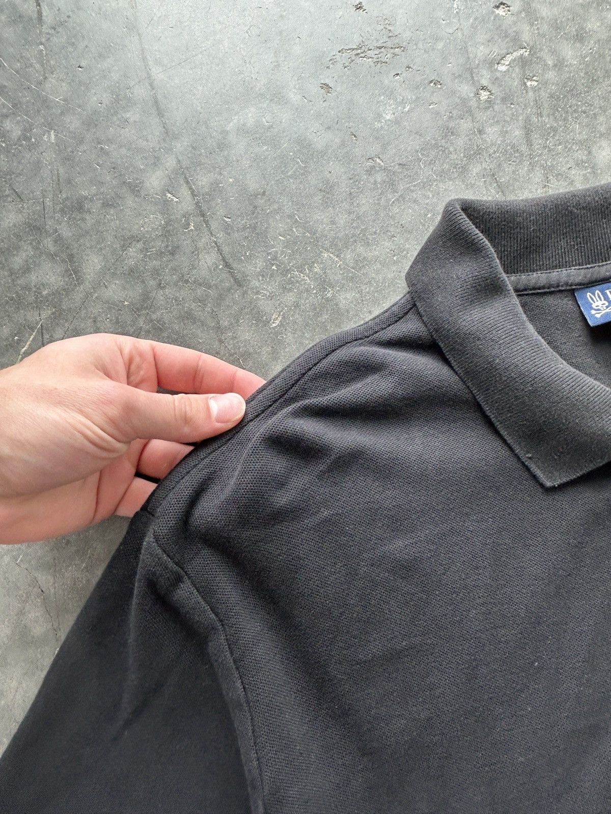 Psycho Bunny Black Psycho Bunny Polo Shirt Pima Cotton Size US XL / EU 56 / 4 - 4 Thumbnail