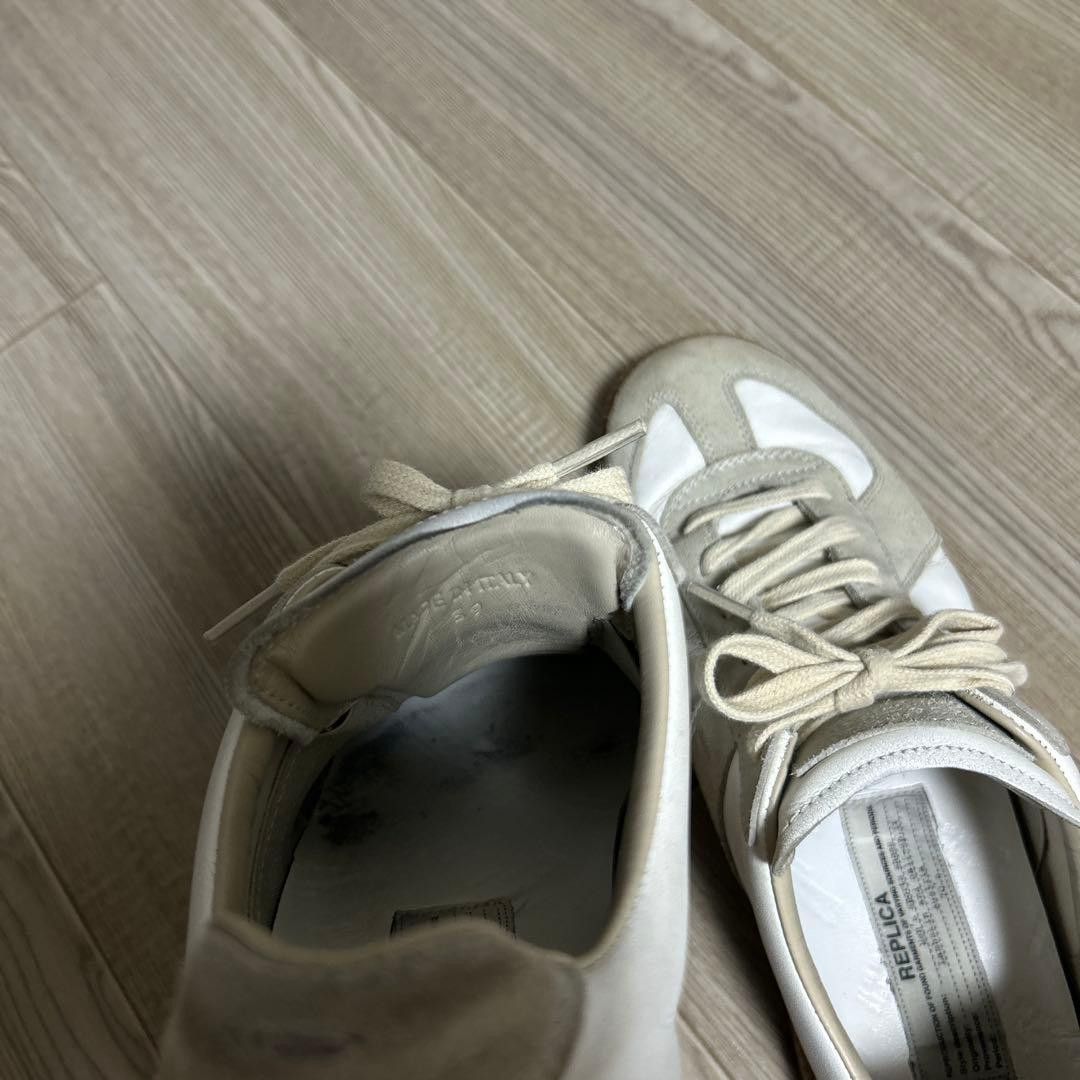 Maison Margiela Maison Margiela REPLICA German Trainers White / Gray 39 Size US 6 / EU 39 - 7 Thumbnail