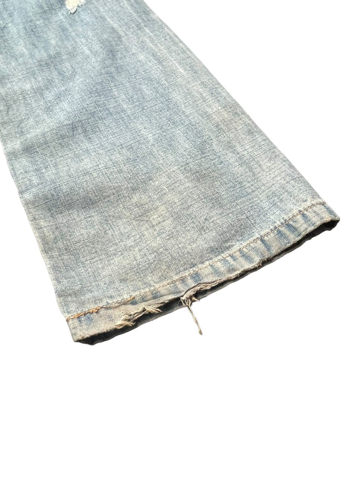 Designer Vintage Kemitch Socialite Faded Distressed Denim Size US 32 / EU 48 - 8 Thumbnail