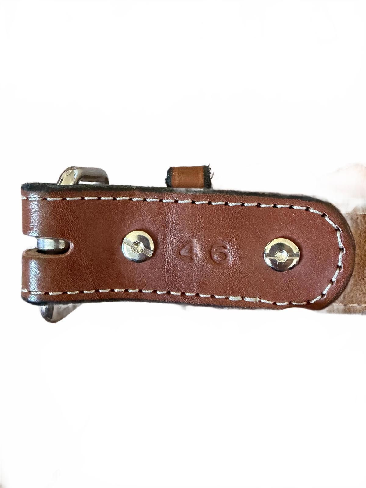 Other Hanks Belts Gunner Stitched Full Grain Leather Made in USA Size ONE SIZE - 6 Thumbnail
