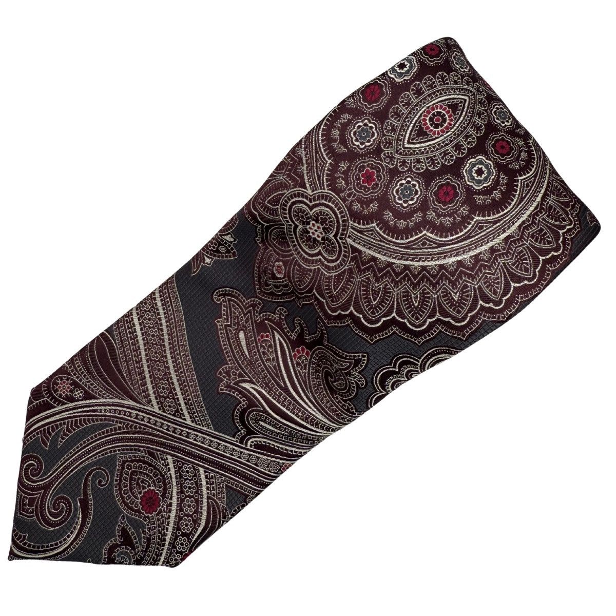 Ermenegildo Zegna Ermenegildo Zegna Silk Tie, Gray, Made in Italy, Like New Size ONE SIZE - 2 Thumbnail