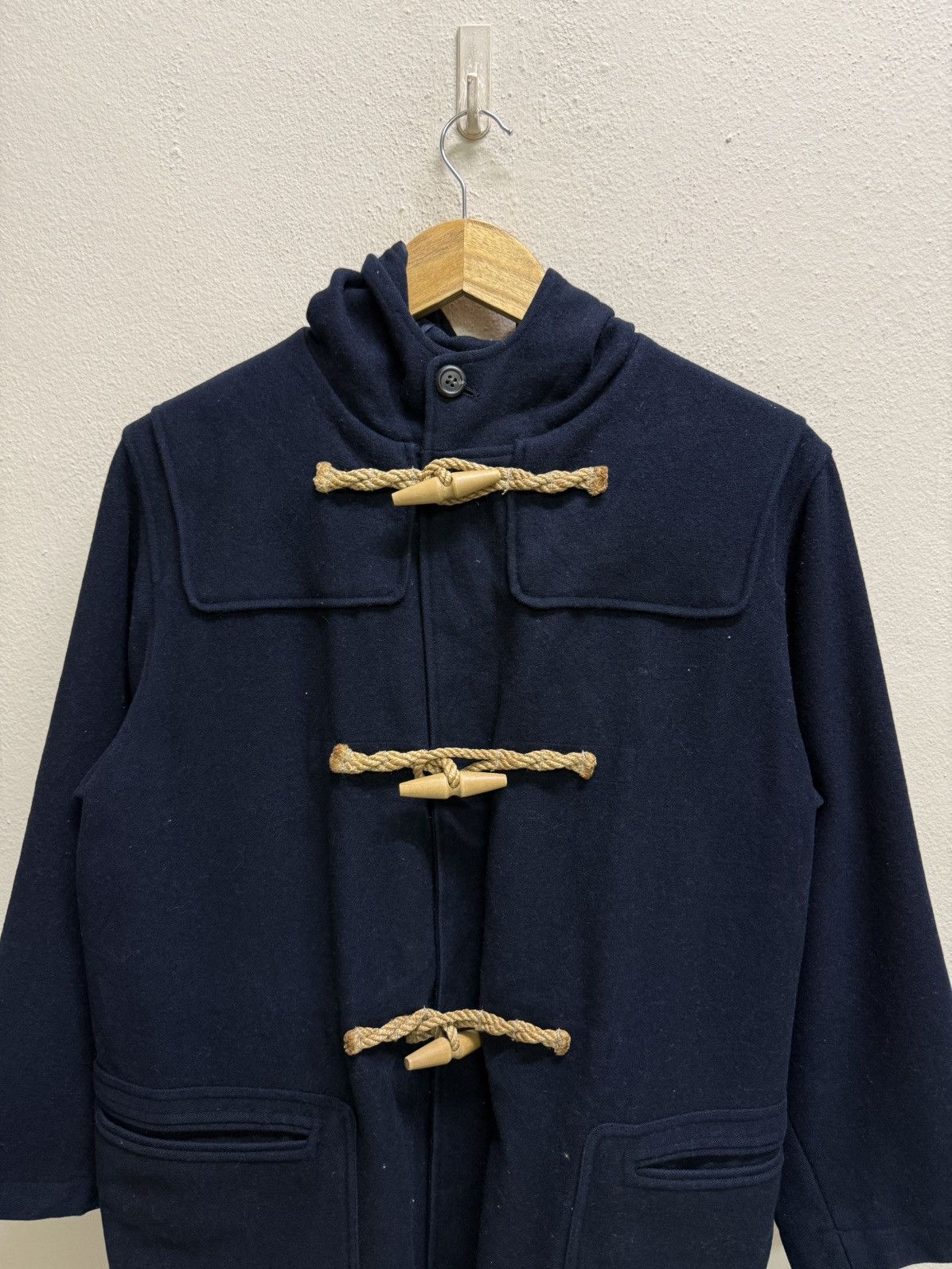 Polo Ralph Lauren Vintage Polo Ralph Lauren Duffle Parka Wool Jacket Hoodie Size S / US 4 / IT 40 - 18 Thumbnail