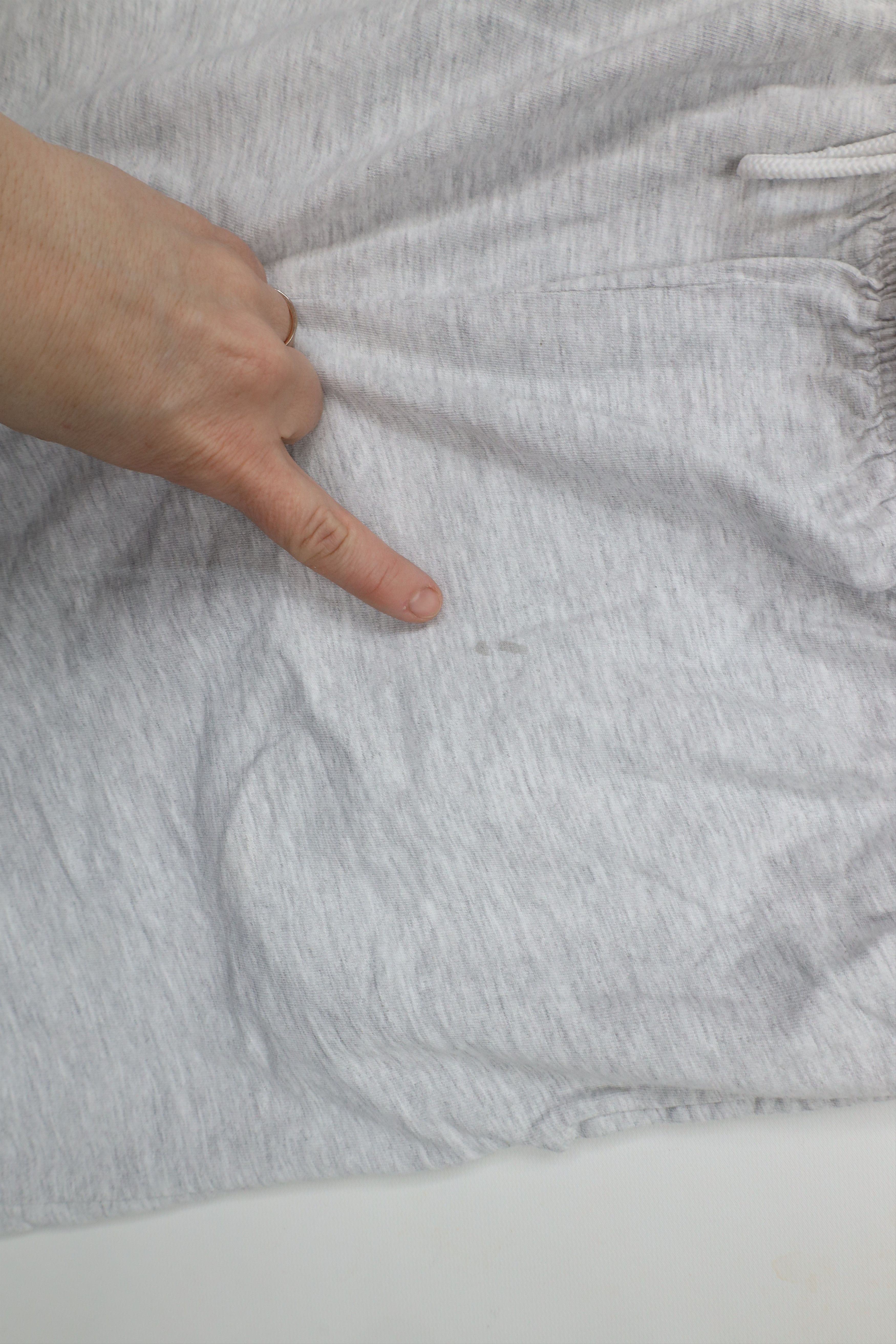 Vintage Vintage 90s Streetwear Knee Cotton Dad Shorts Heather Gray Size US 36 / EU 52 - 5 Thumbnail