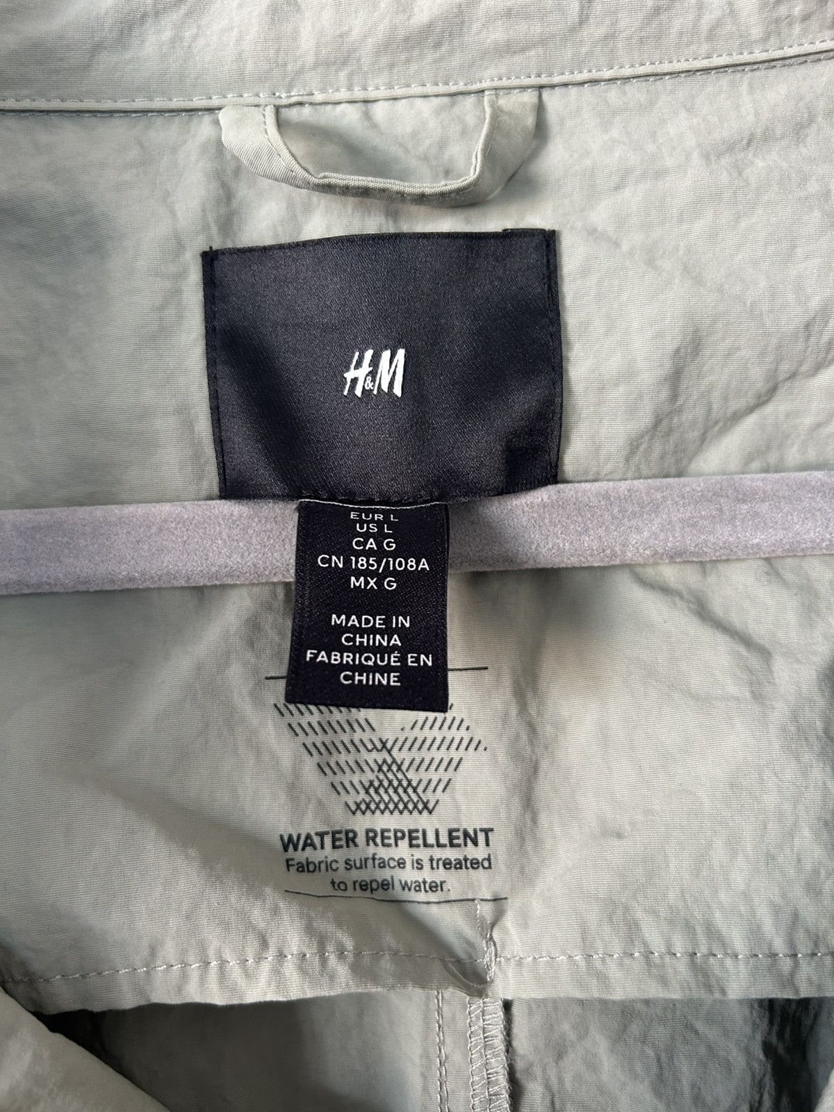 H&M Mens H&M windbreaker pullover jacket Size US L / EU 52-54 / 3 - 2 Thumbnail