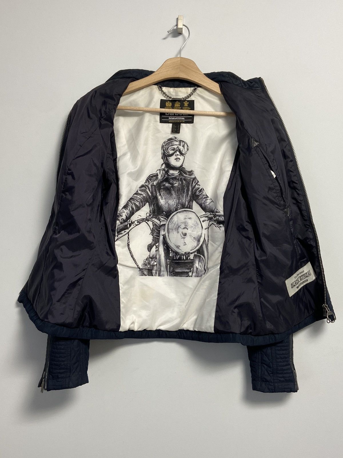 Barbour Barbour Black Streak International Extractor Quilt Jacket Size L / US 10 / IT 46 - 11 Thumbnail