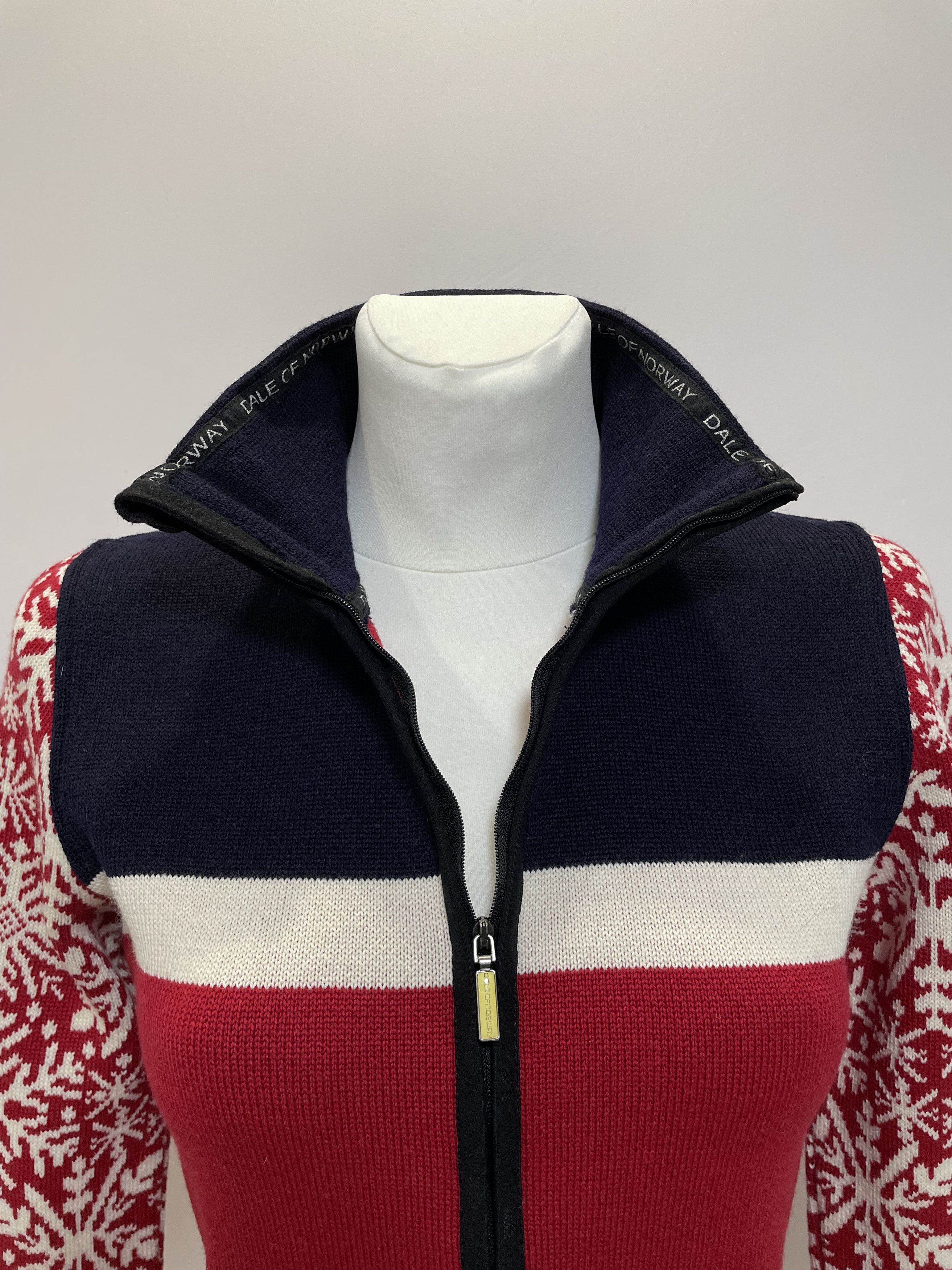 Dale Of Norway DALE OF NORWAY Sweater Full Zip Wool Pullover Cardigan Size S / US 4 / IT 40 - 10 Thumbnail
