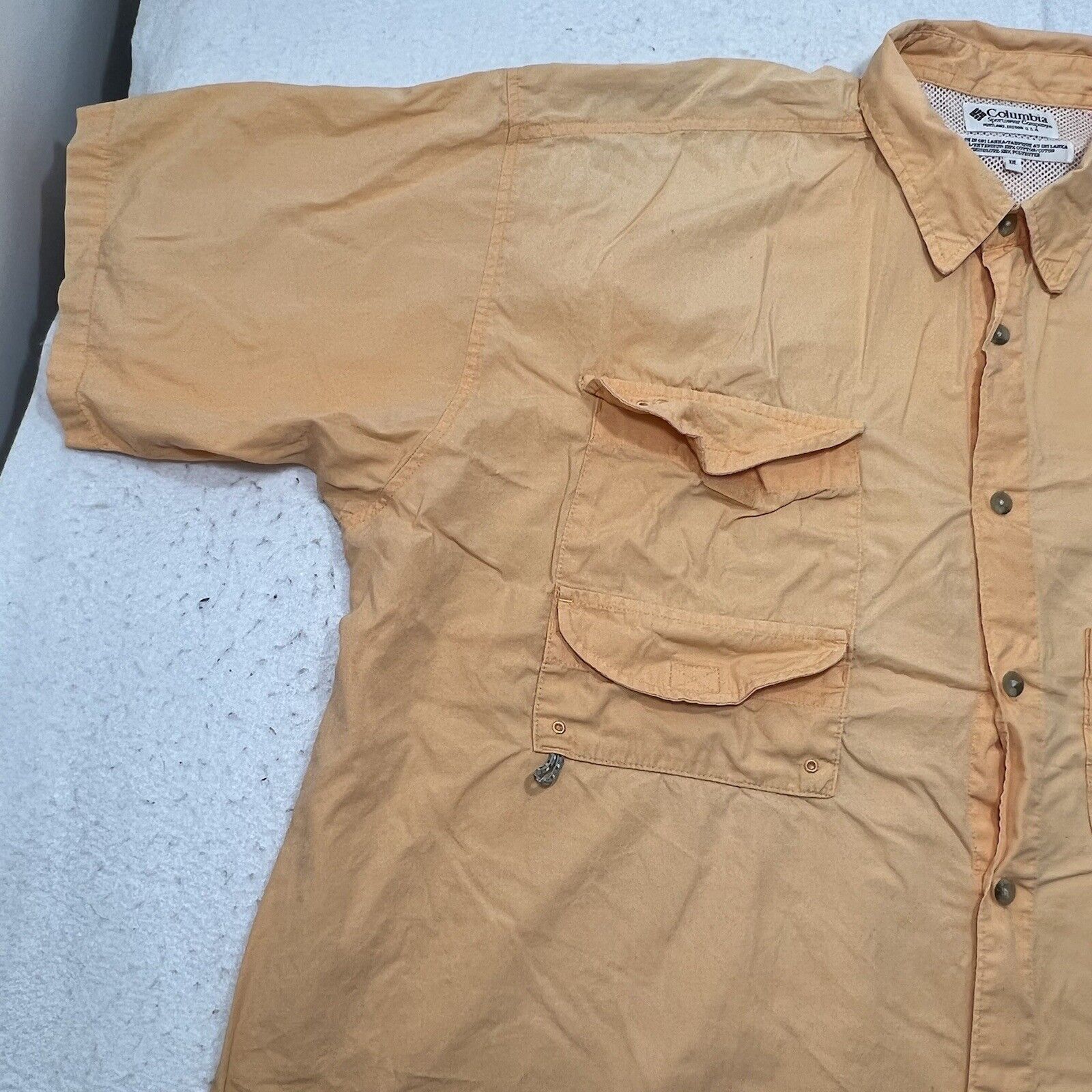 Columbia Columbia Orange Short Sleeve Utility Outdoors Shirt Size US XXL / EU 58 / 5 - 5 Thumbnail
