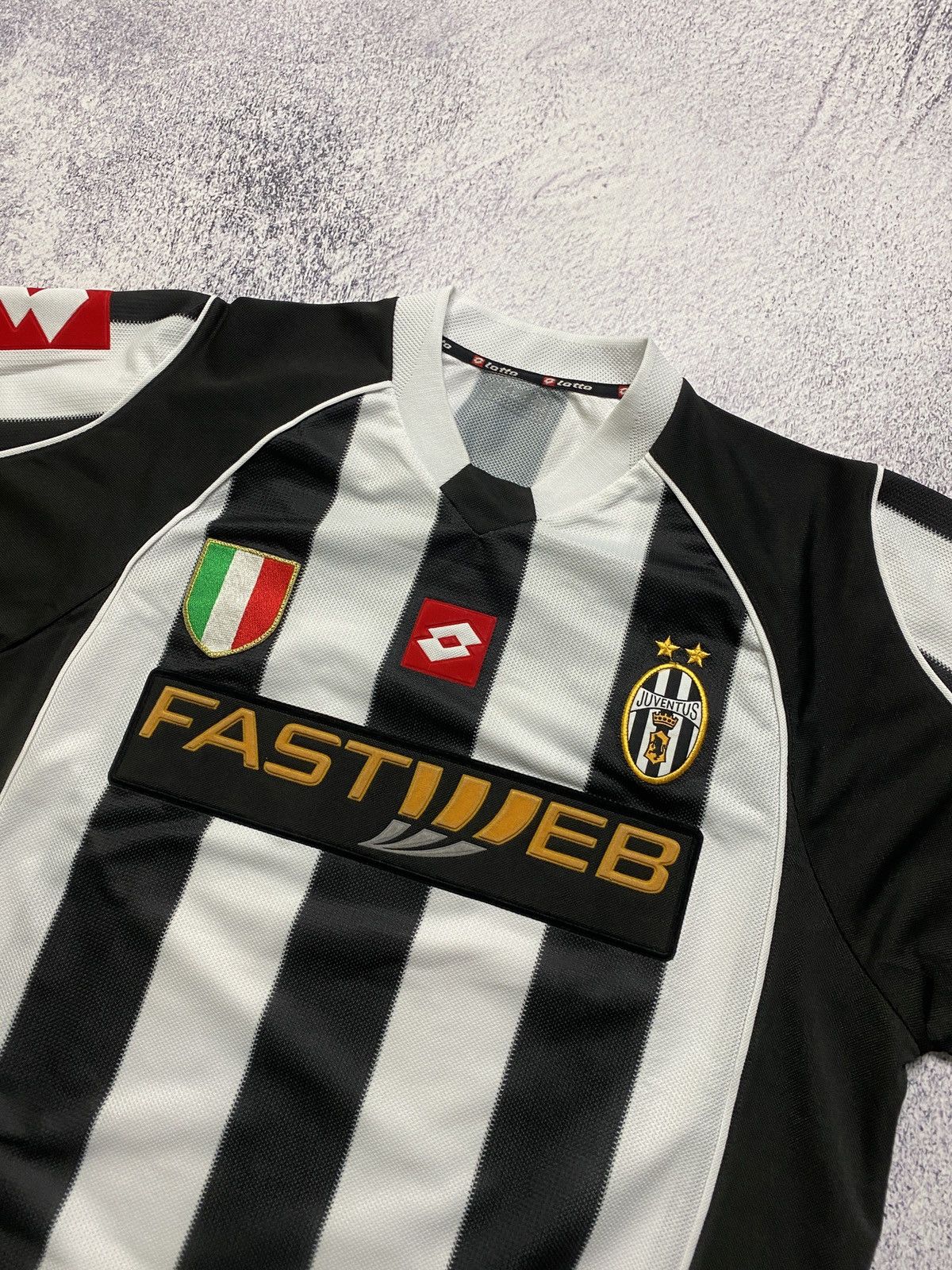 Lotto Sport × Vintage Vintage Lotto Juventus 2002/2003 Home Soccer Jersey Rare Size US L / EU 52-54 / 3 - 4 Thumbnail