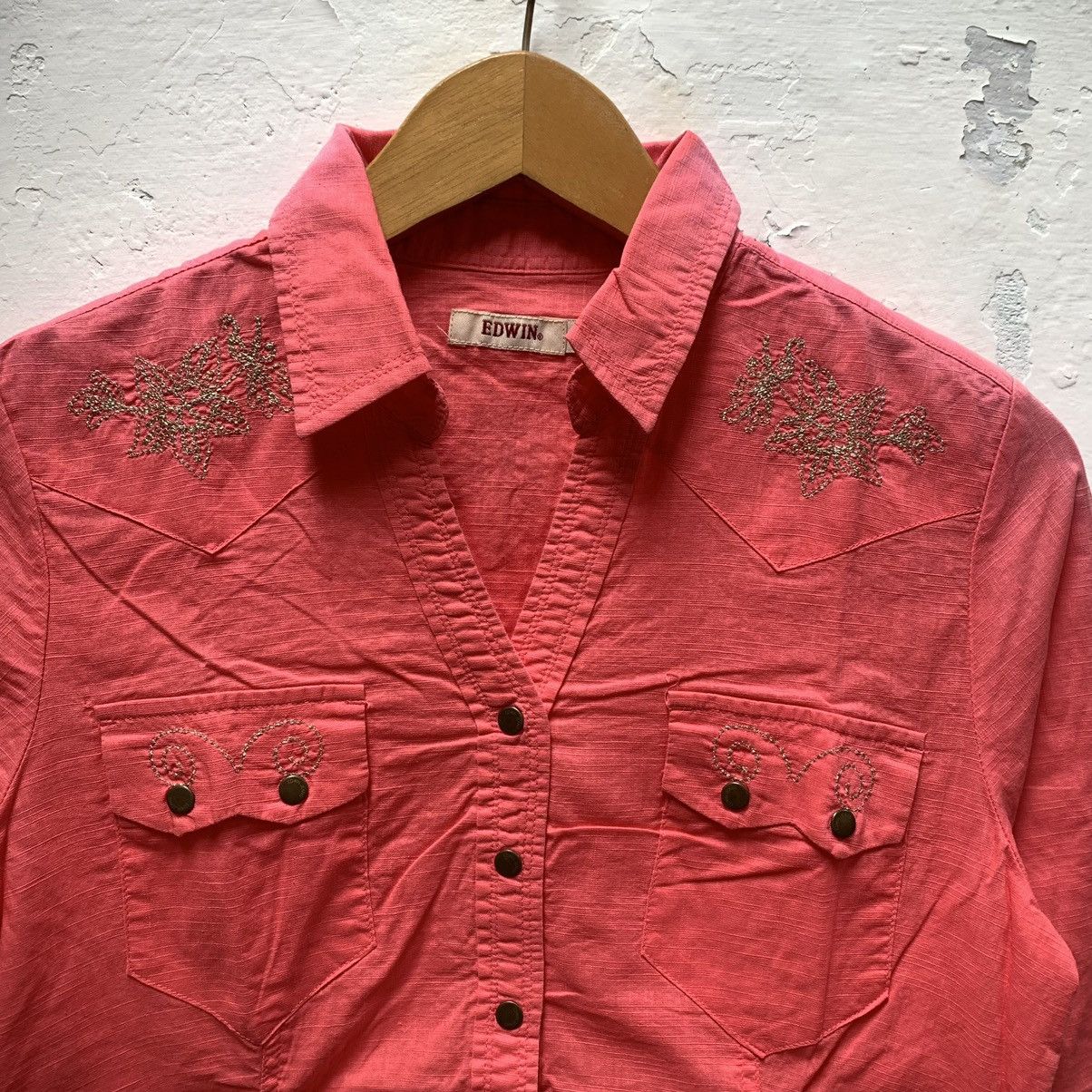 Edwin VINTAGE EDWIN EMBROIDERED WASTERN SHIRT IFSIXWASNINE STYLE Size M / US 6-8 / IT 42-44 - 5 Thumbnail