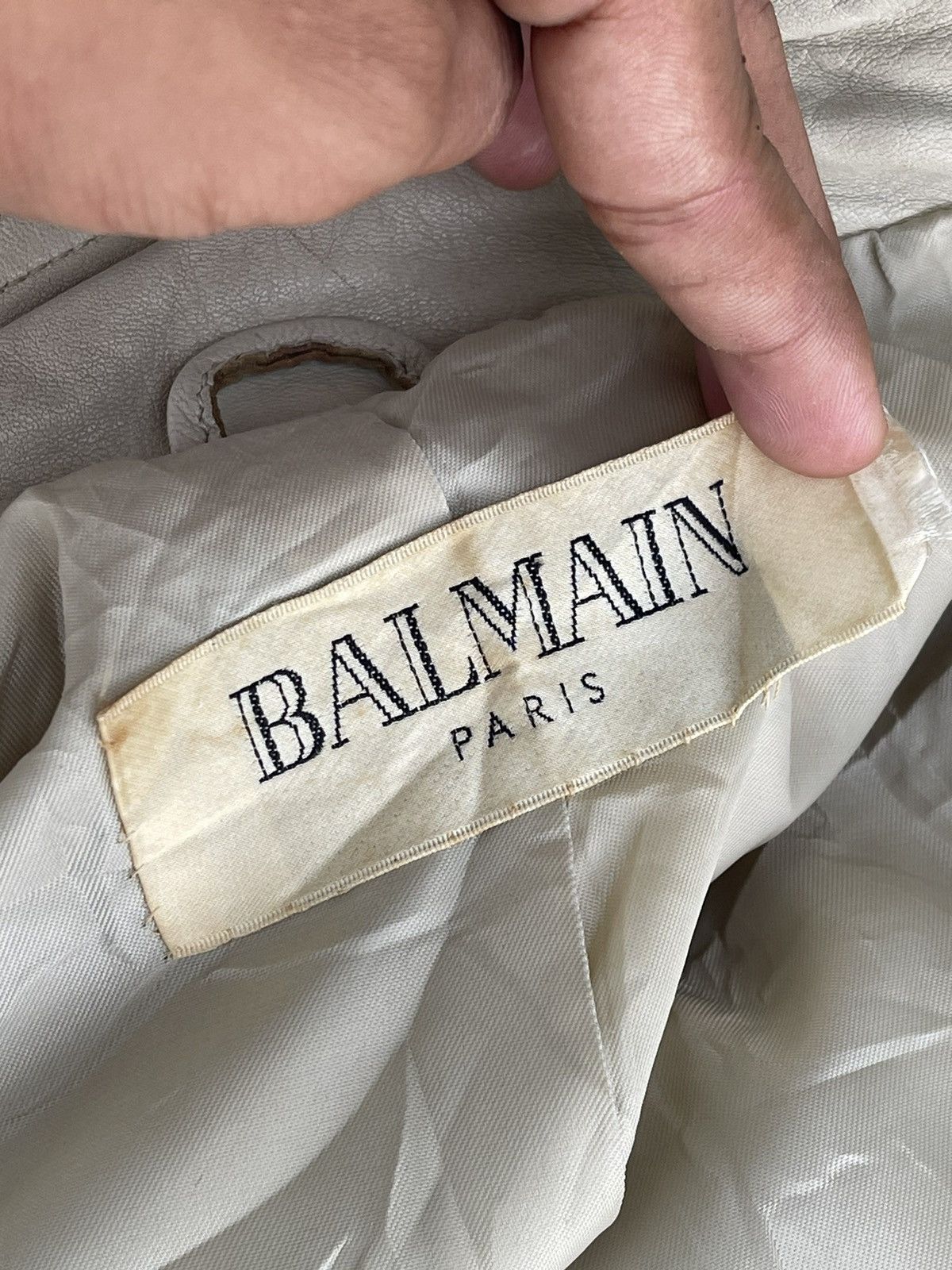 Balmain 🔥 BALMAIN PARIS SHEEPSKIN LEATHER JACKET Size US M / EU 48-50 / 2 - 14 Thumbnail