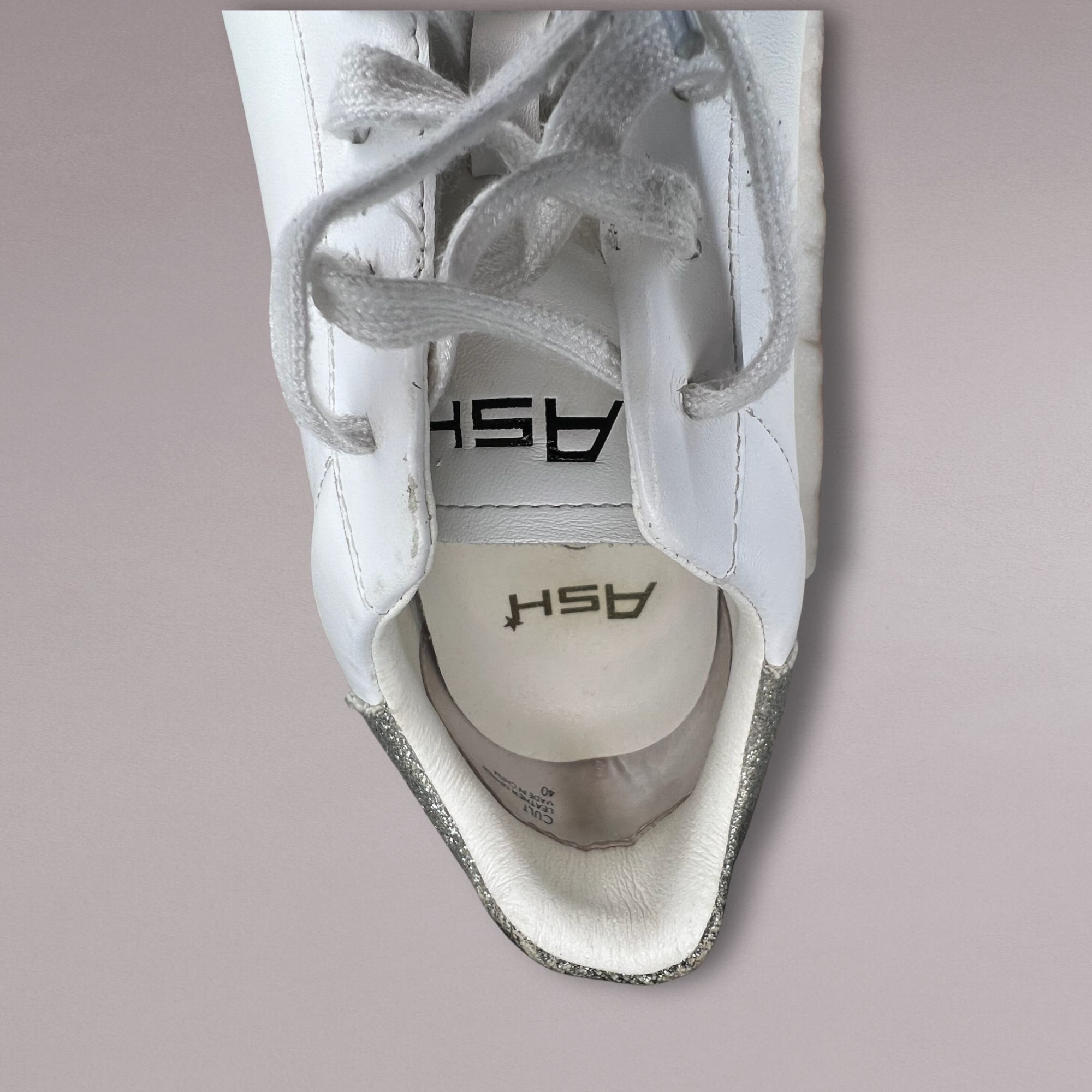 ASH Ash Platform Women Sneakers White Leather Size 9 Stylish Ca Size US 9 / IT 39 - 7 Thumbnail