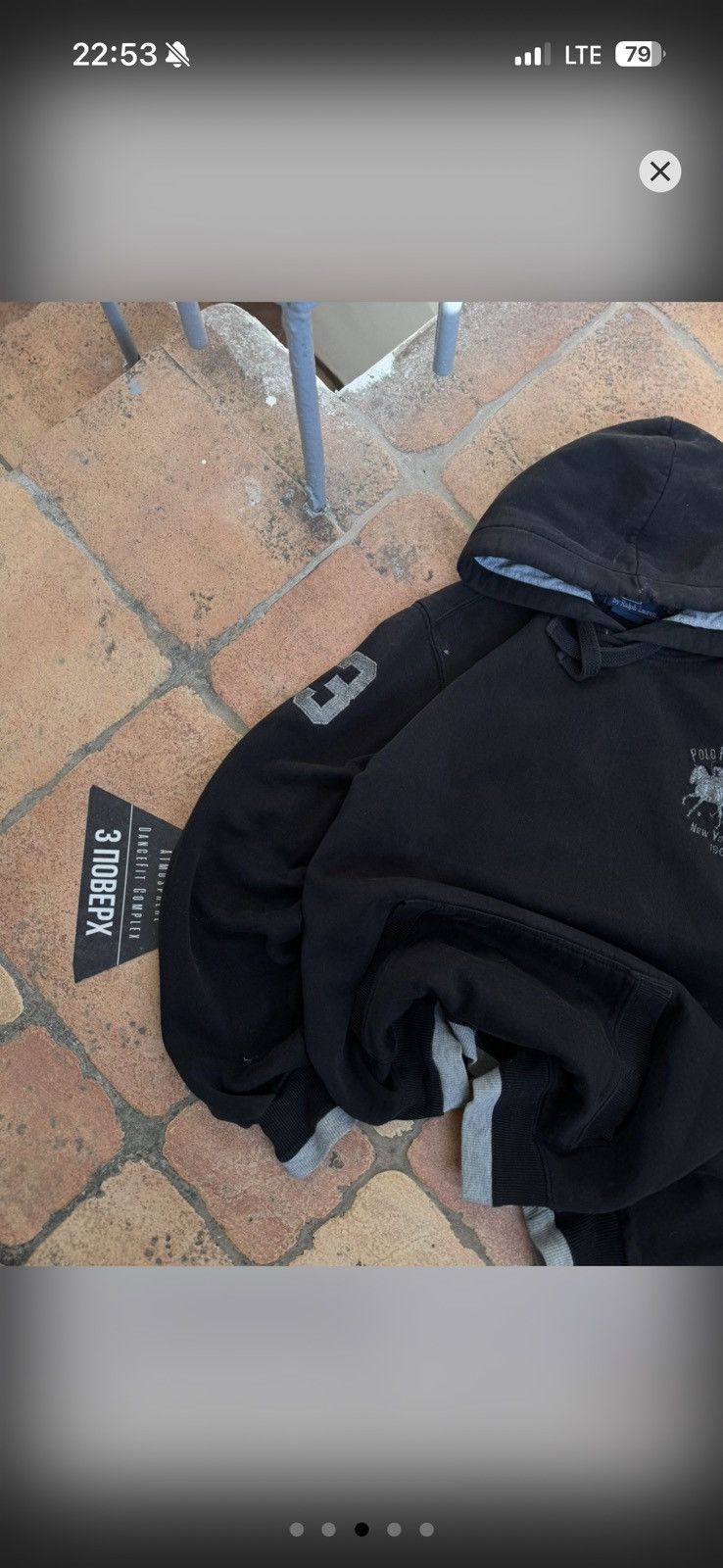 Polo Ralph Lauren VINTAGE Polo Ralph Lauren "3" Big Pony Hoodie - - Y2K RL Size US M / EU 48-50 / 2 - 7 Thumbnail