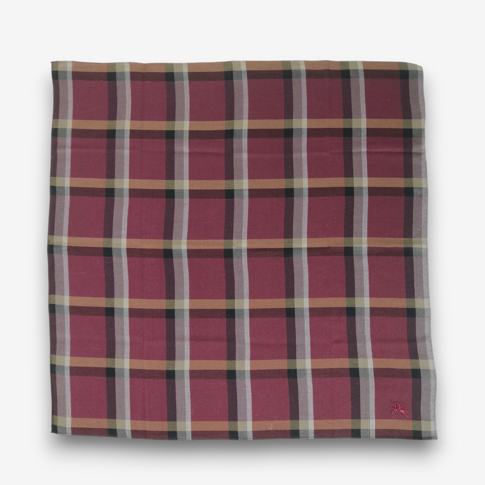 Burberry Vintage Burberry Handkerchief Pocket Square Bandana Size ONE SIZE - 2 Thumbnail