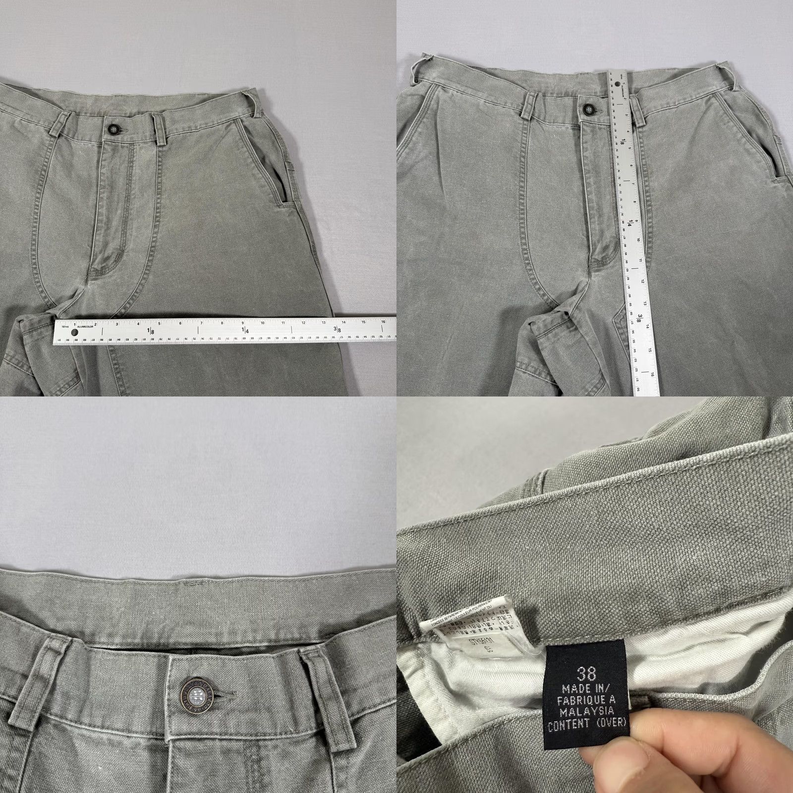 Patagonia VINTAGE Patagonia Pants Mens 36x34 Gray Canvas Outdoor 90s Size US 36 / EU 52 - 8 Thumbnail