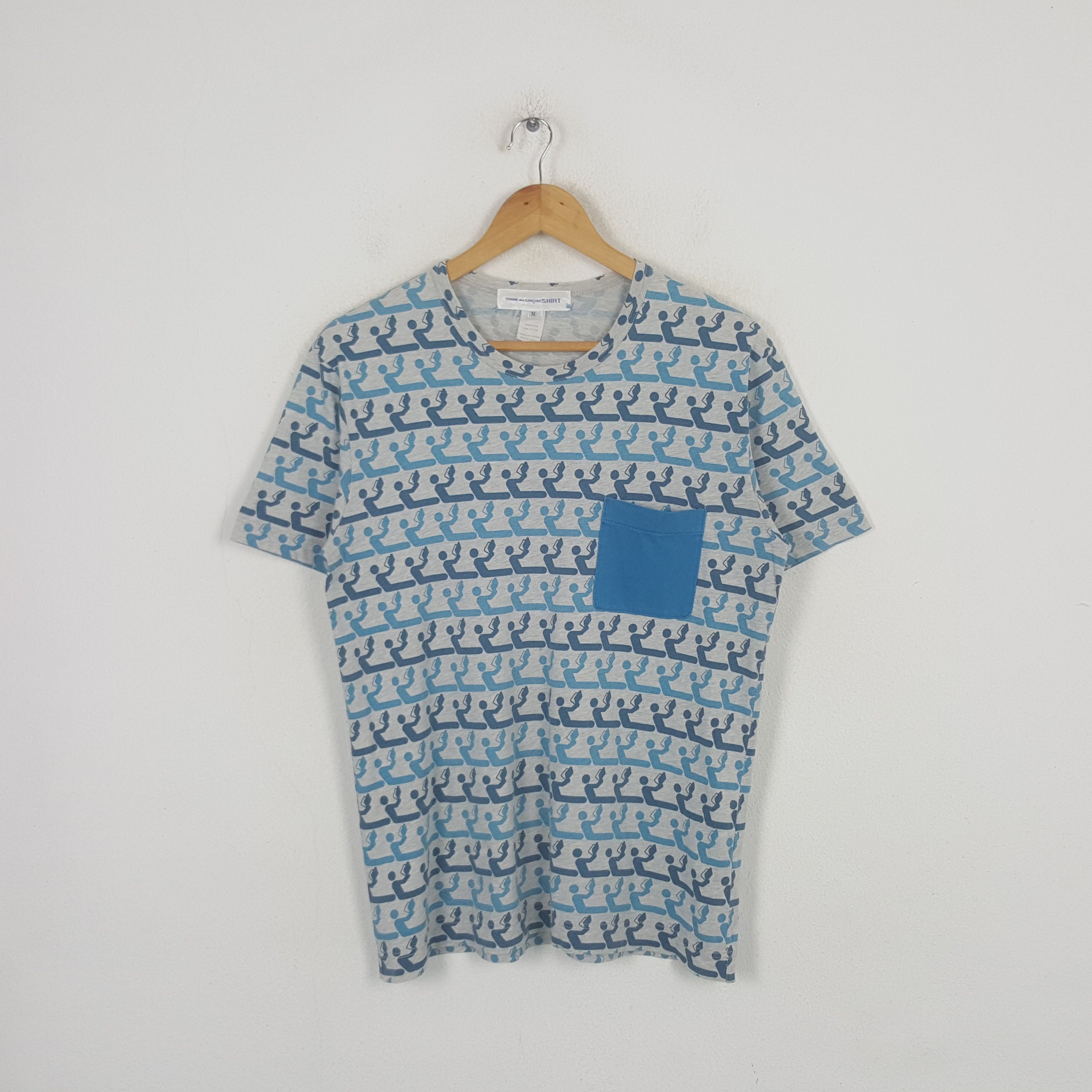 Comme des Garcons Vintage Comme des Garcons SHIRT Japanese Tshirt C299N17 Size US M / EU 48-50 / 2 - 1 Thumbnail