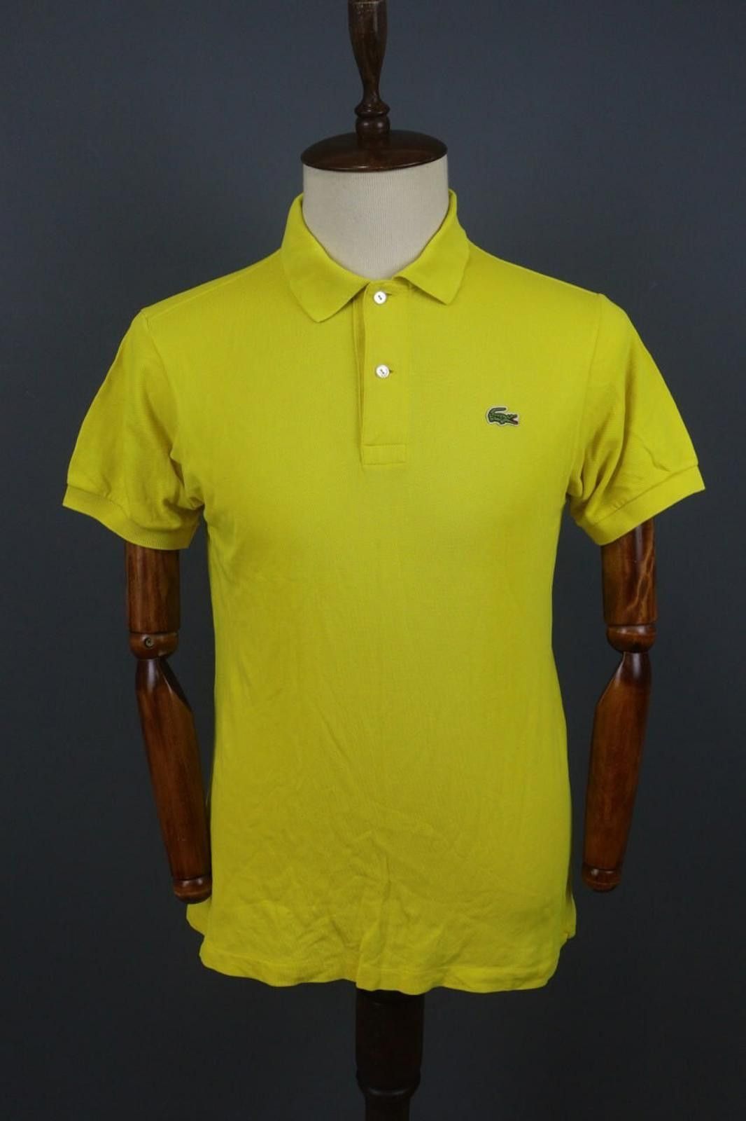 Lacoste Lacoste Yellow Cotton Collared Popover Polo Shirt Size 4 Size US M / EU 48-50 / 2 - 1 Thumbnail