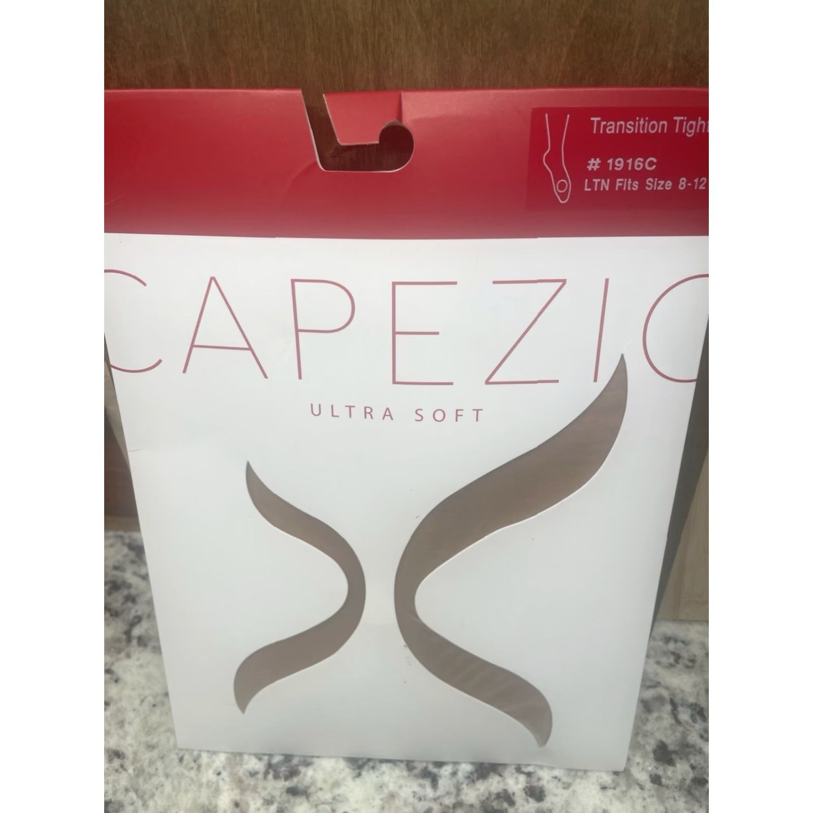 Vintage CAPEZIO Transition Tights Girls Size 8-12 Light Suntan Ultra Soft Dance Size ONE SIZE - 3 Thumbnail