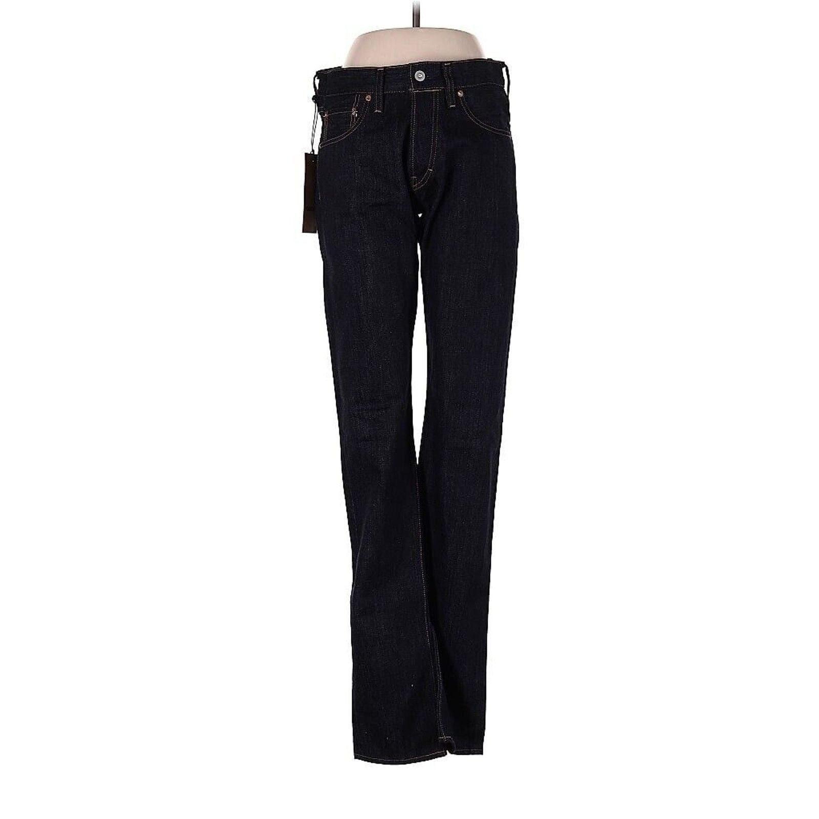 Japanese Brand NWT DROP IBARA JAPANESE SELVEDGE Rigid 15oz Dark 30 X 34.5 Size US 30 / EU 46 - 1 Thumbnail
