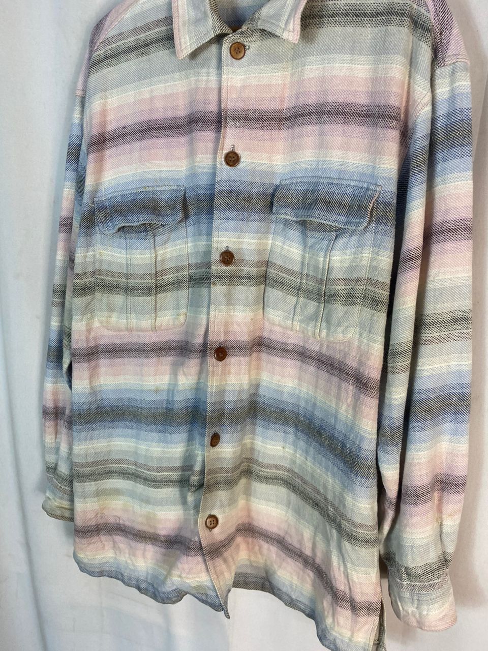 Flannel × Japanese Brand Multicolor flannel button up shirt by best basic Size US L / EU 52-54 / 3 - 4 Thumbnail