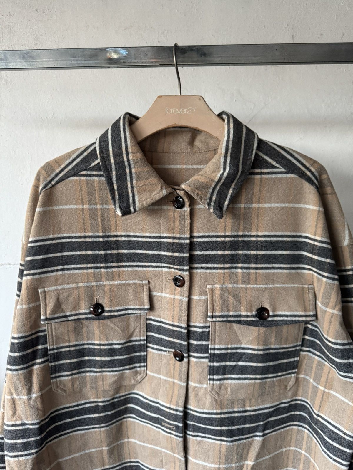 Issey Miyake Japanese brand GU Tartan Flannel Double Pocket Button Jacket Size US XXL / EU 58 / 5 - 2 Thumbnail