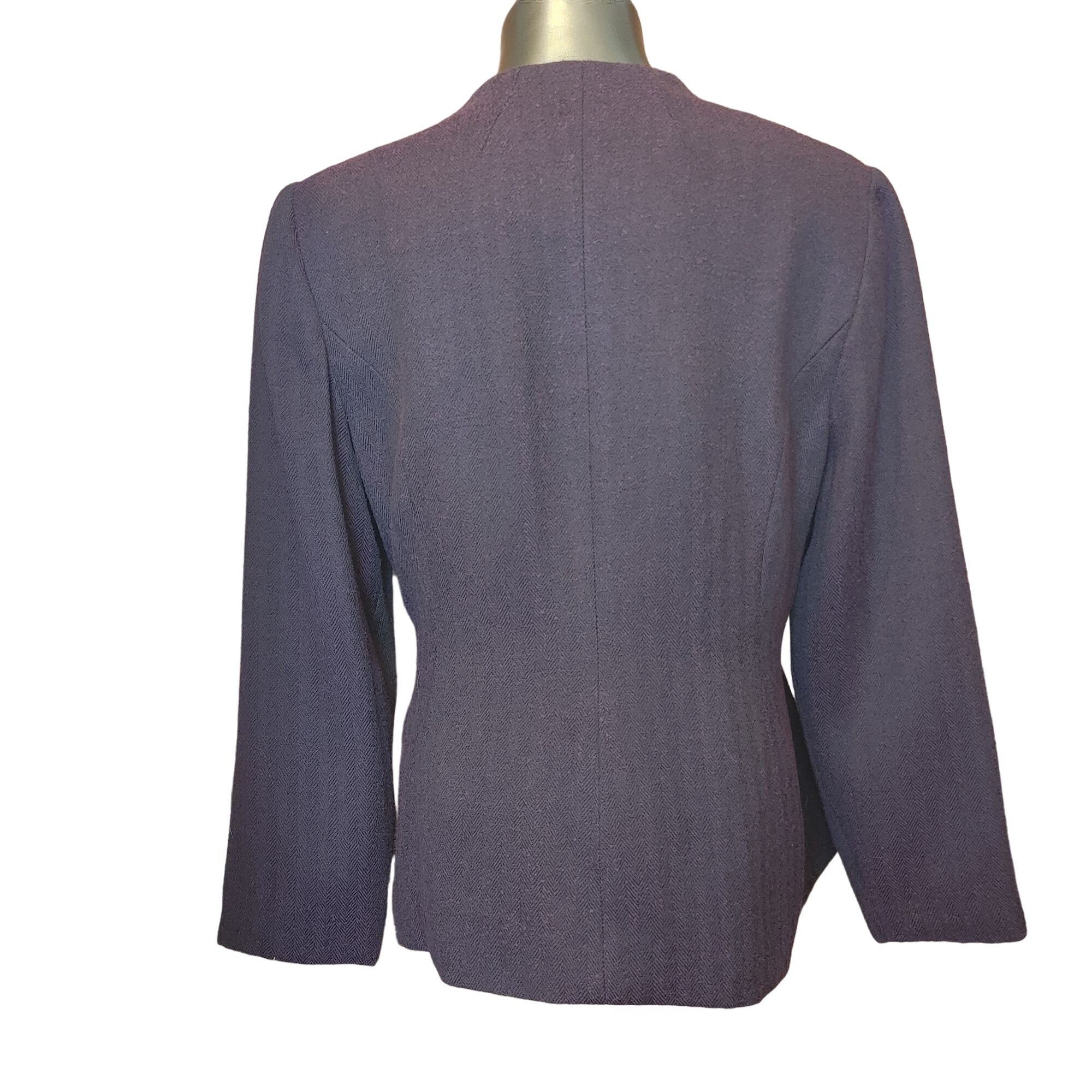 Other AMANDA SMITH PETITE Womens 14 Petite Purple Black Two Piece Size XL / US 12-14 / IT 48-50 - 2 Thumbnail