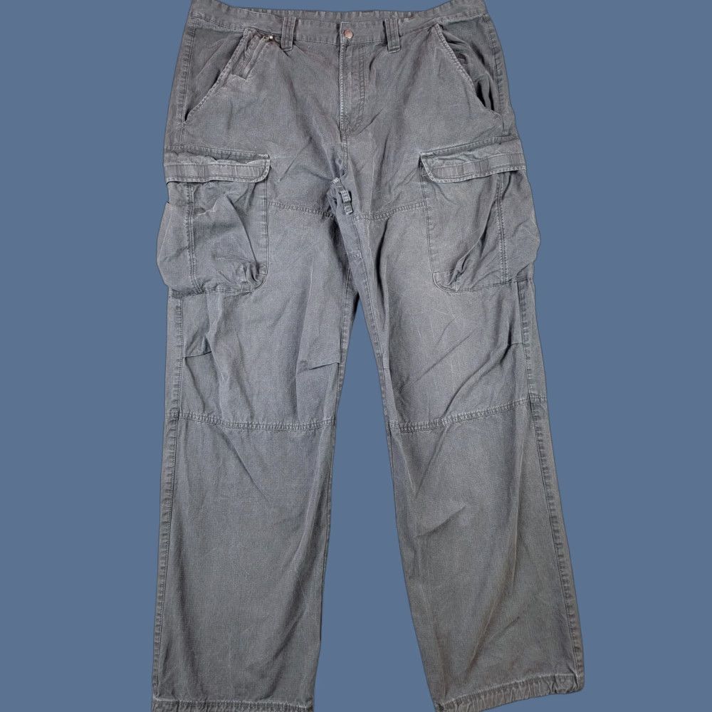 Armani Exchange Armani Exchange Cargo Pants Mens 38 Gray Drawstring Hem Front Zip Pockets Cargo Style Straight Leg 32in Inseam Size US 38 / EU 54 - 1 Thumbnail