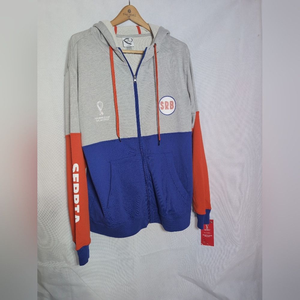 Other FIFA 2022 World Cup Serbia Hoodie Sz XL NWT Size US XL / EU 56 / 4 - 8 Thumbnail