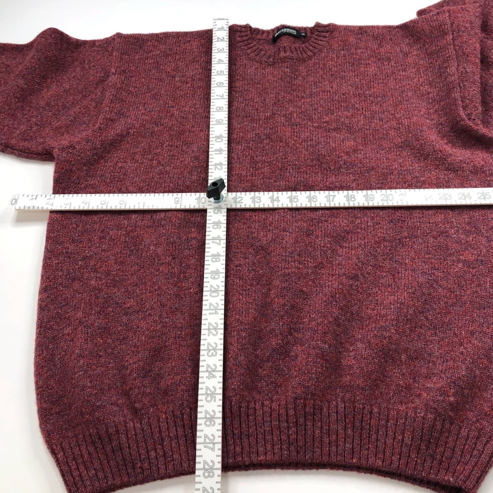 Vintage Mackinnon Of Scotland Pullover Shirt XL Red Mens Classic Modern Knit Sweatshirt Size US XL / EU 56 / 4 - 5 Thumbnail
