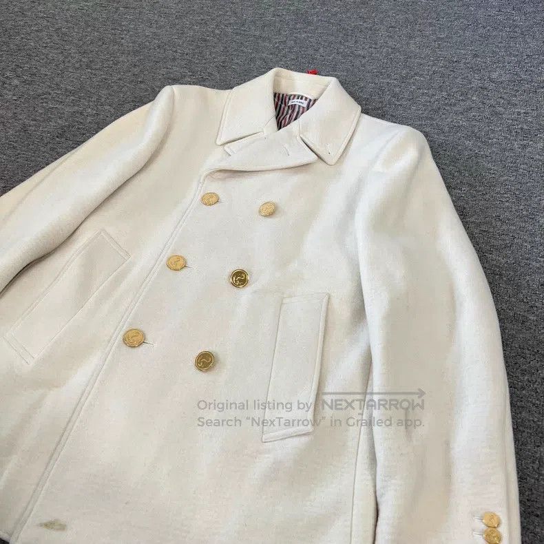 Thom Browne Thom Browne Double-Breasted Wool Coat Size US S / EU 44-46 / 1 - 4 Thumbnail