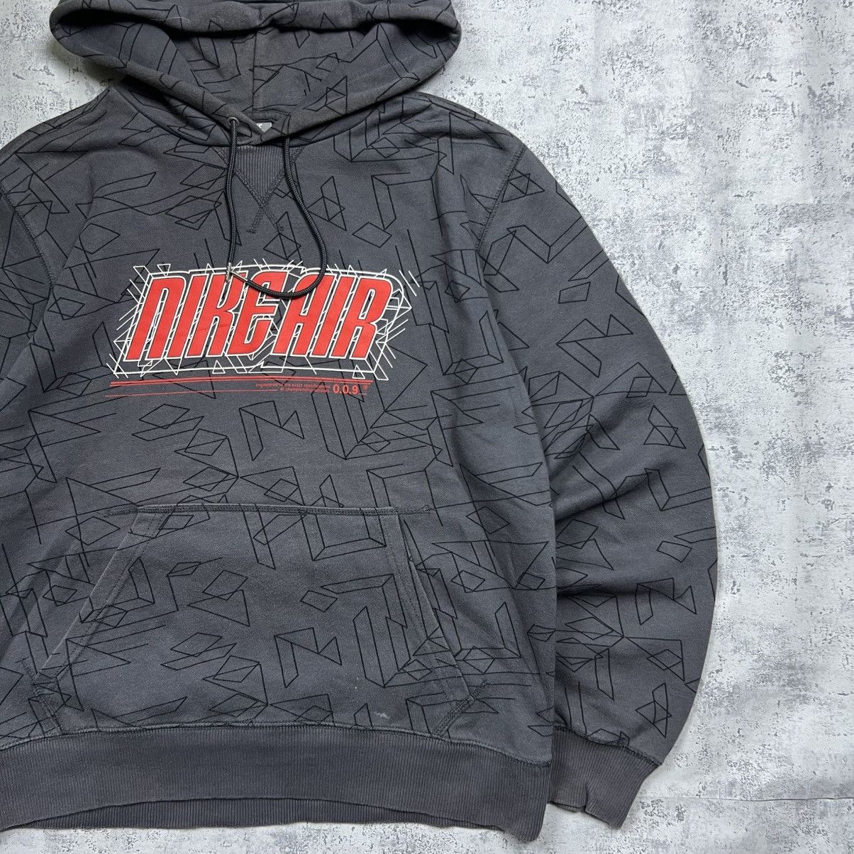 Nike 00s NIKE AIR BIG LOGO VINTAGE Y2K OVERSIZED PULLOVER HOODIE Size US M / EU 48-50 / 2 - 3 Thumbnail