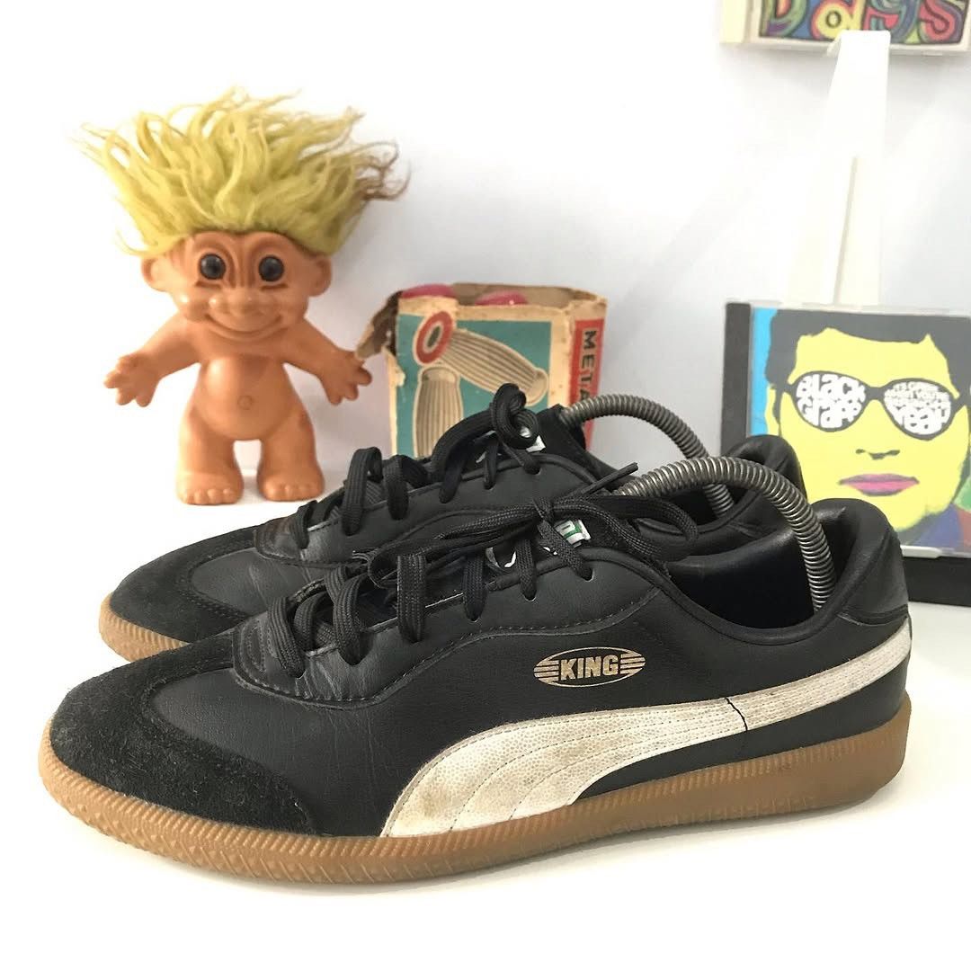 Hysteric Glamour × Puma Vintage puma King Liga Black leather with the white Size US 9.5 / EU 42-43 - 6 Thumbnail