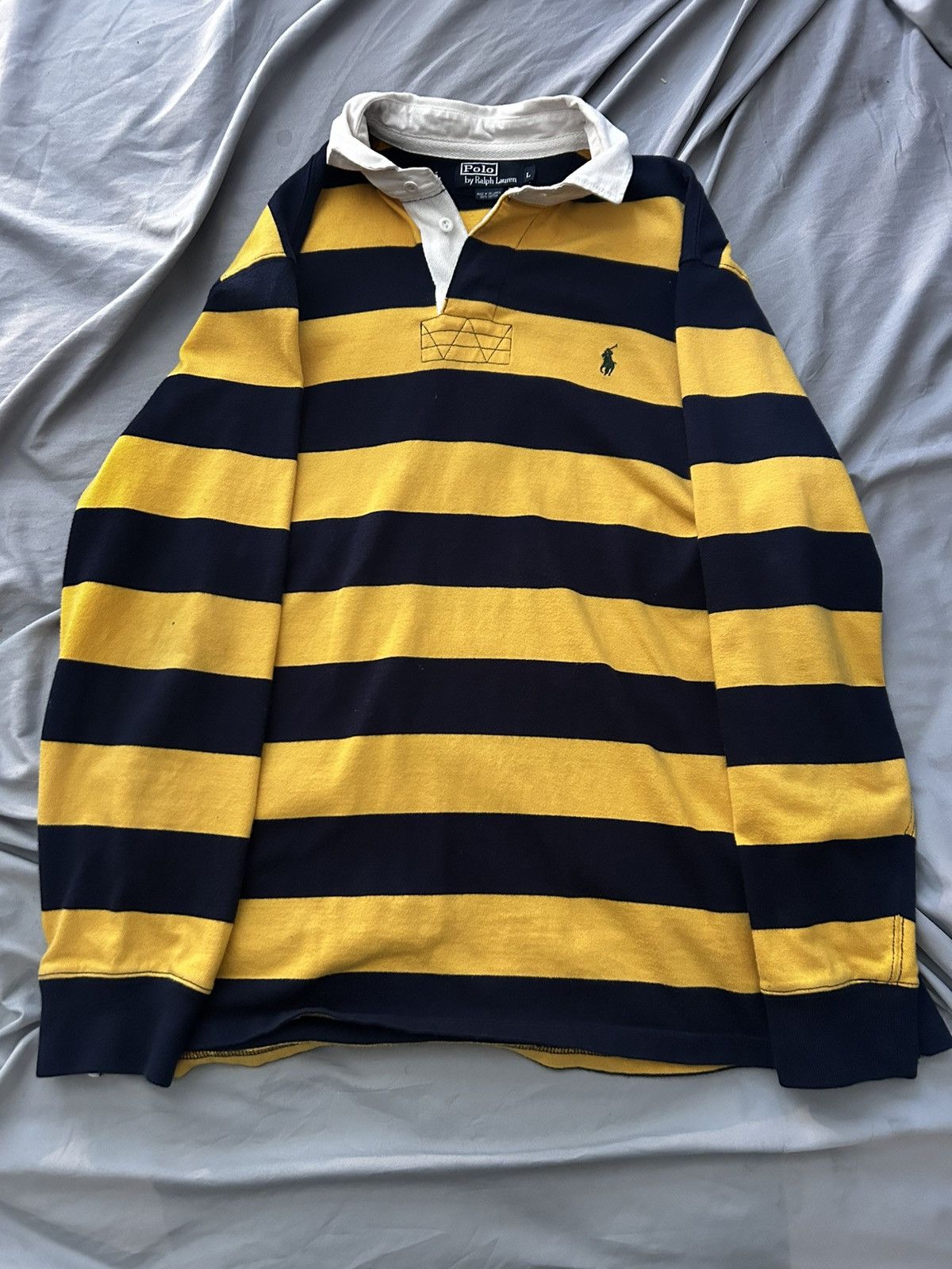Polo Ralph Lauren × Vintage rugby style ralph lauren shirt Size US L / EU 52-54 / 3 - 1 Thumbnail